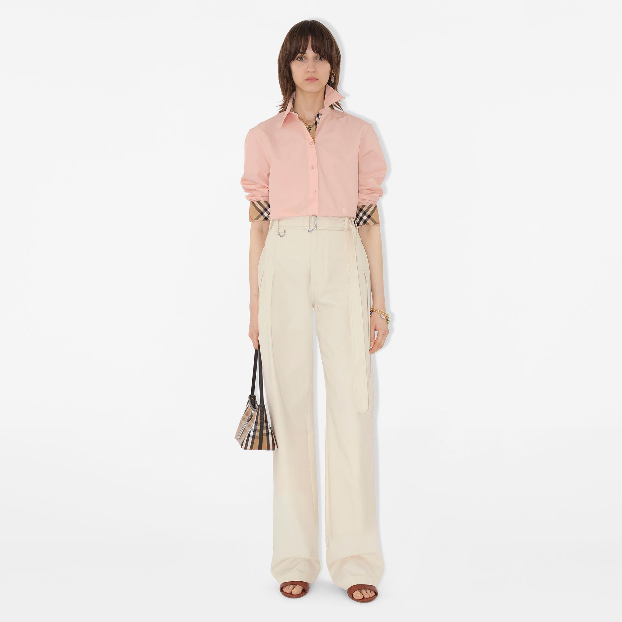 Burberry Kadın Pembe Gömlek
