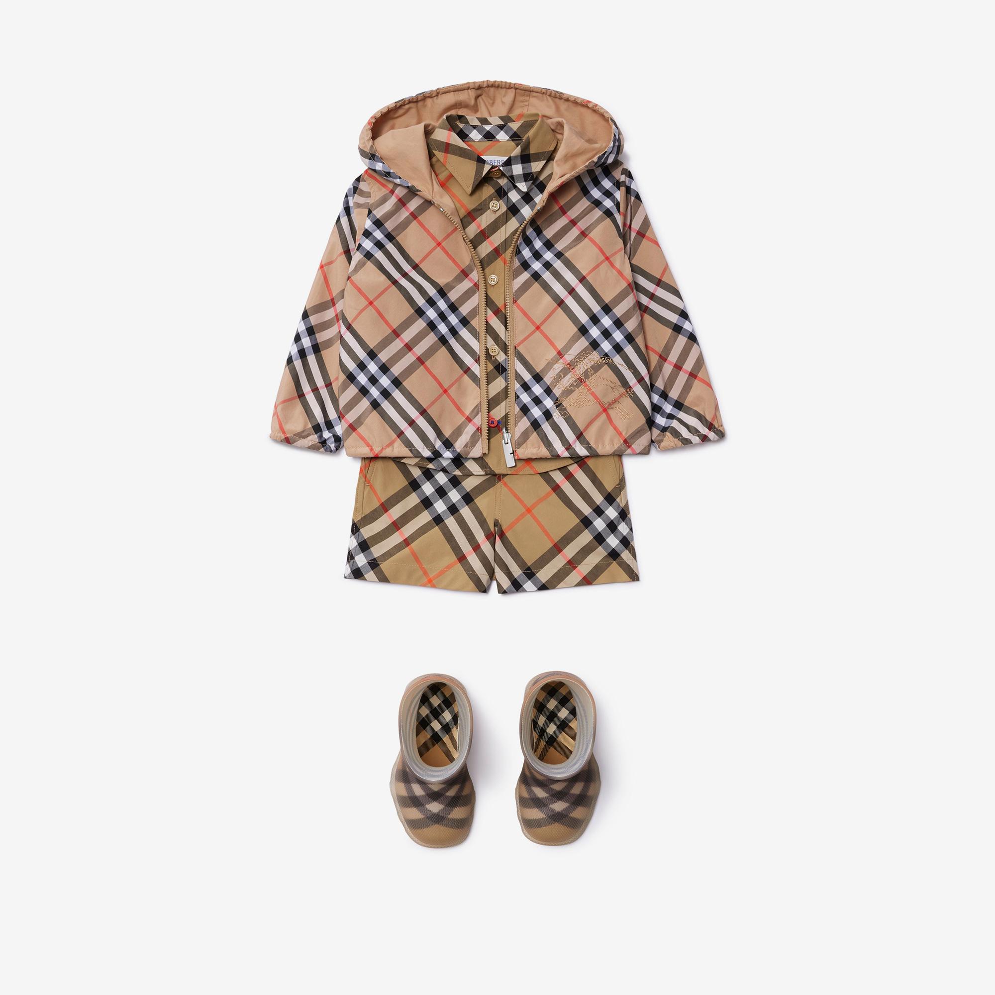 Burberry Check Pamuk Çocuk Bej Şort