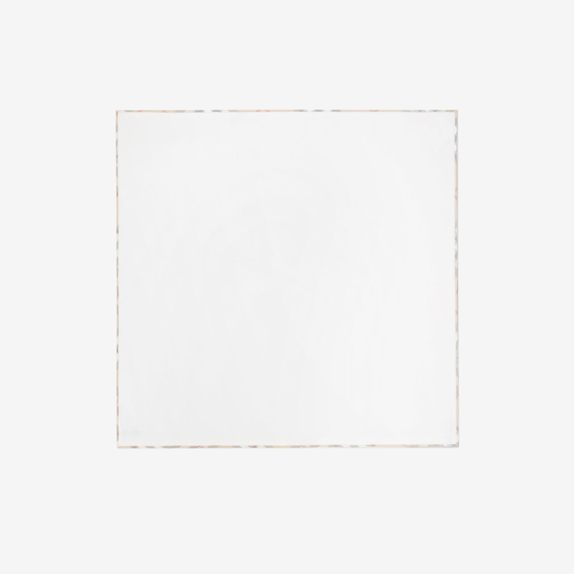 Burberry Pip Cotton Baby Blanket Çocuk Beyaz Battaniye