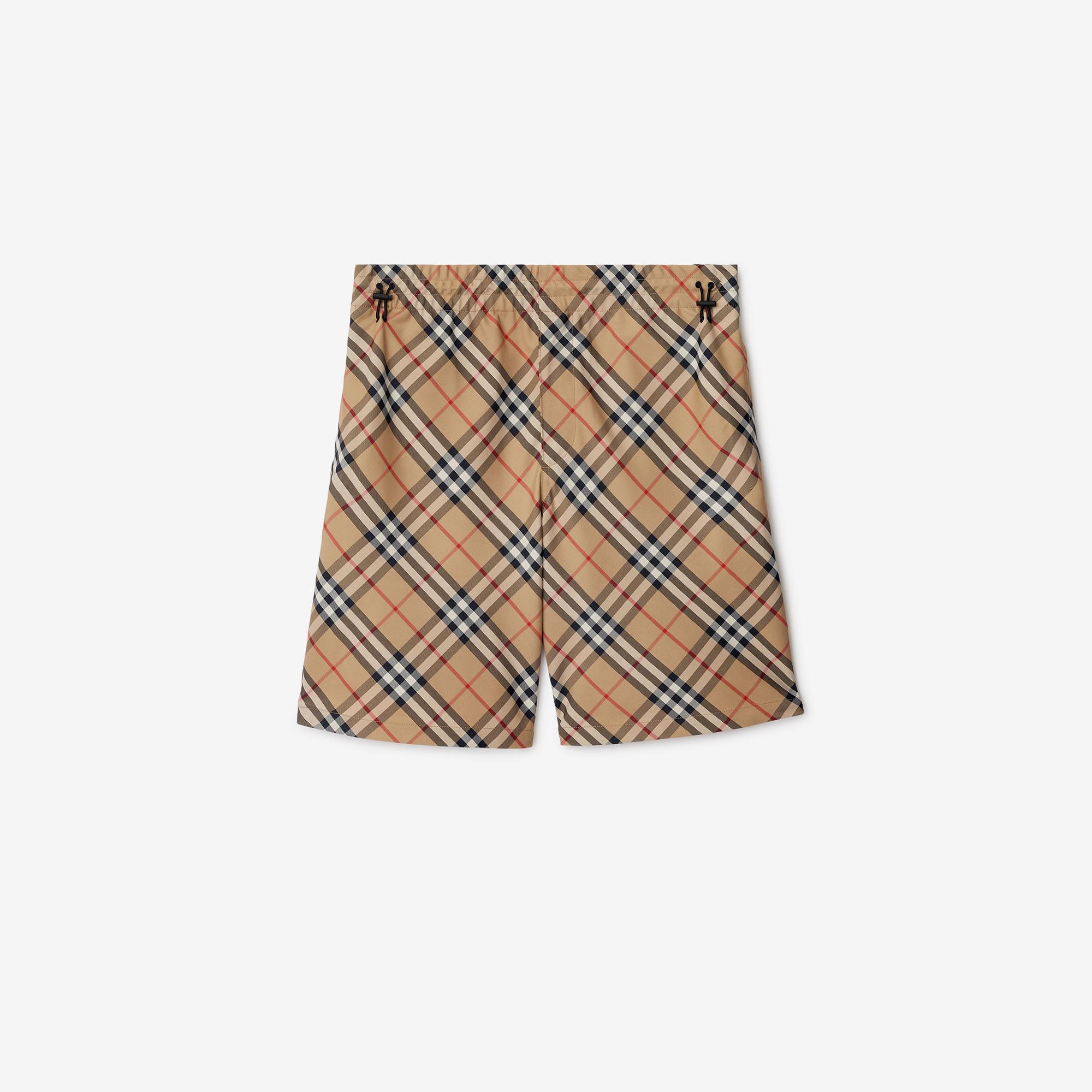 Burberry Check Erkek Bej Şort