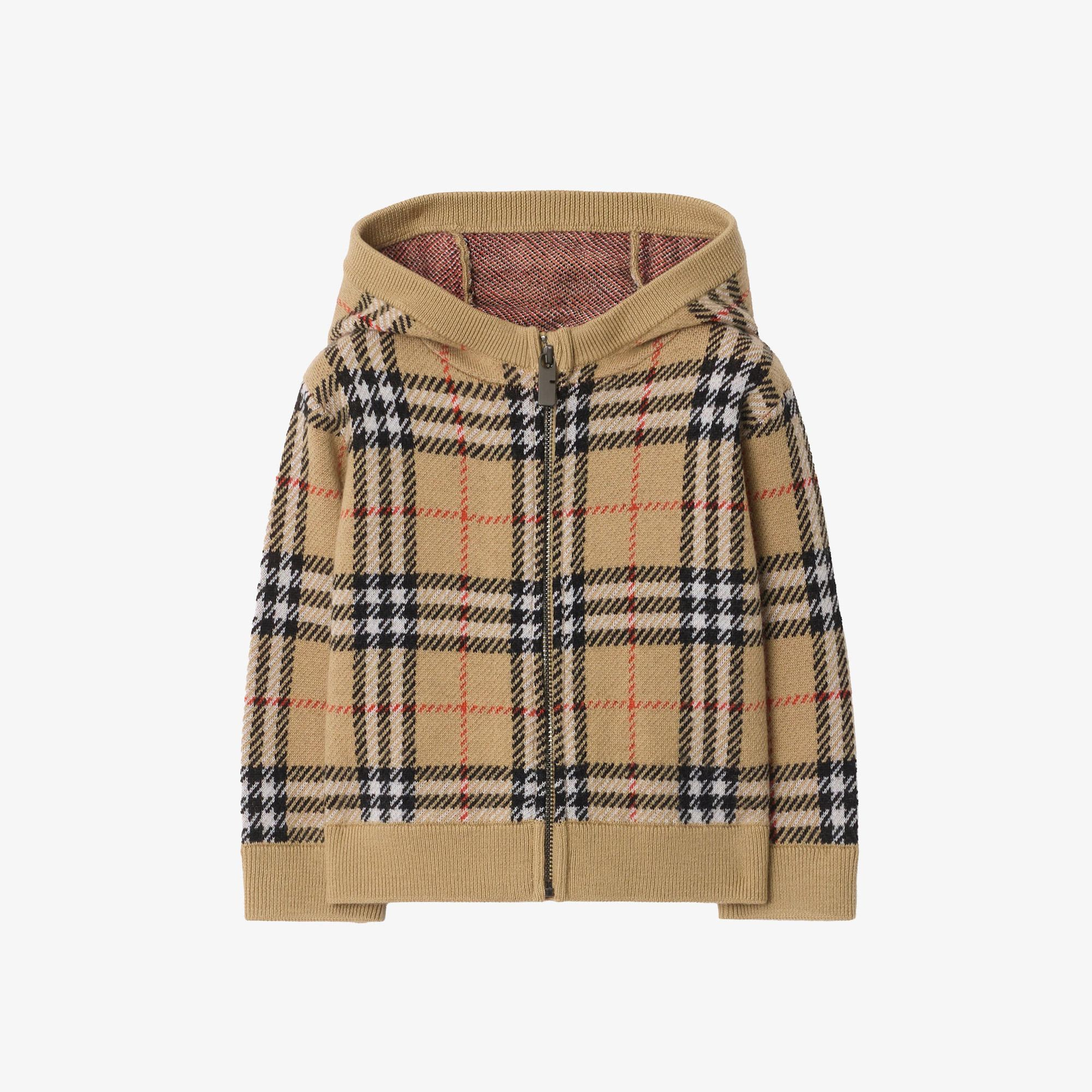 Burberry Jımmy Check Çocuk Bej Triko