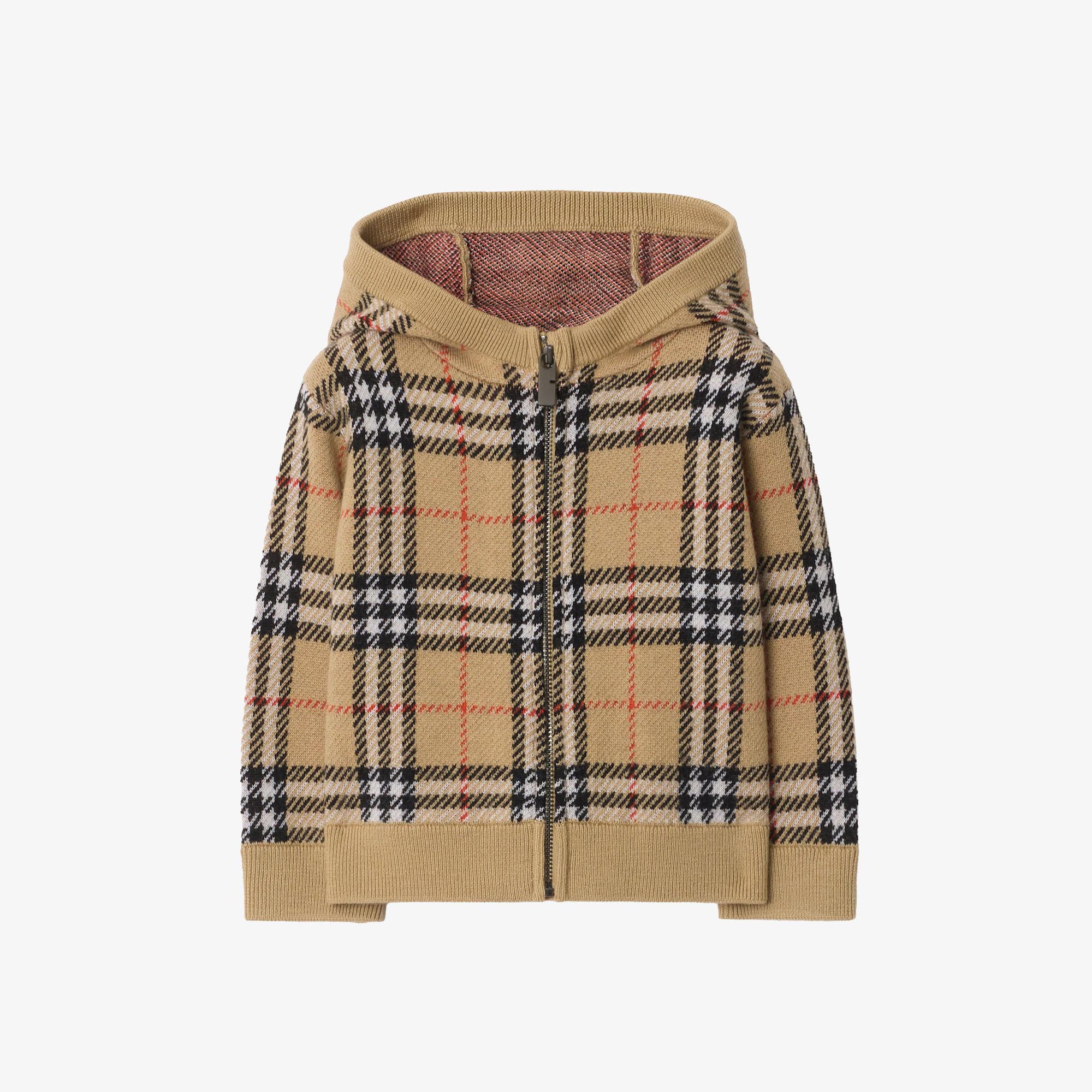Burberry Jımmy Check Çocuk Bej Triko