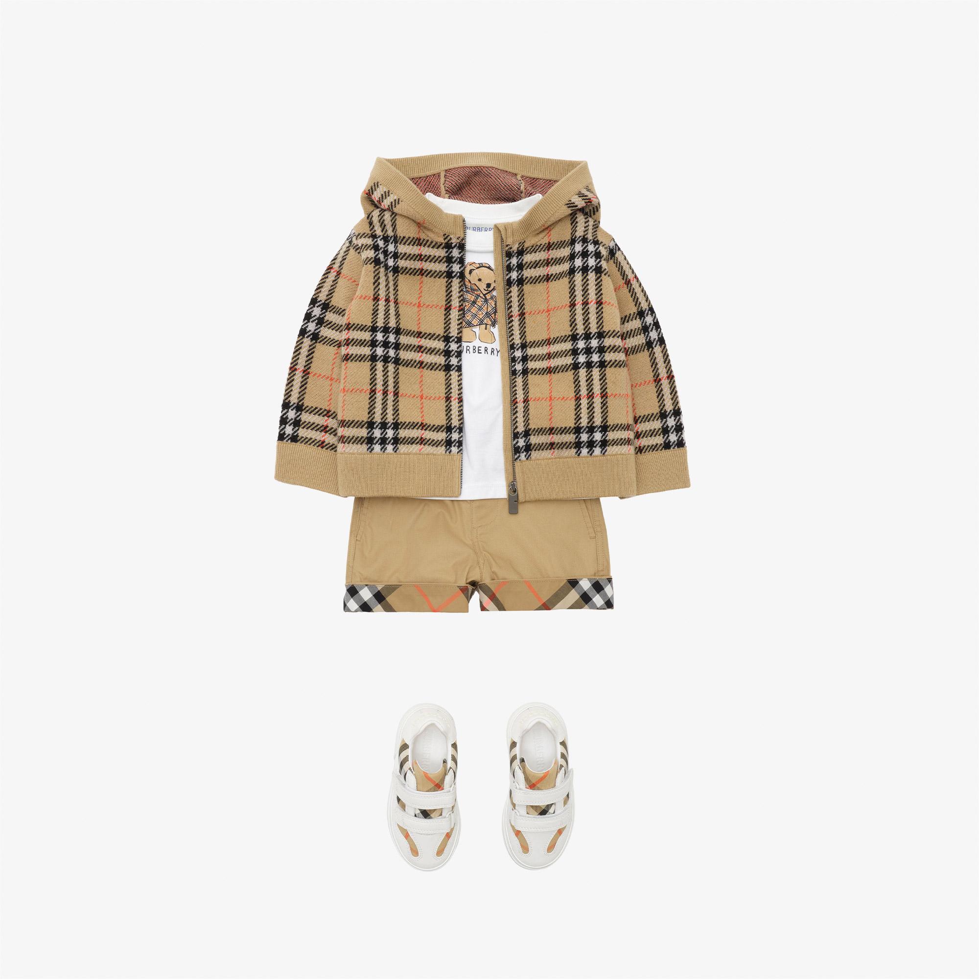 Burberry Jımmy Check Çocuk Bej Triko