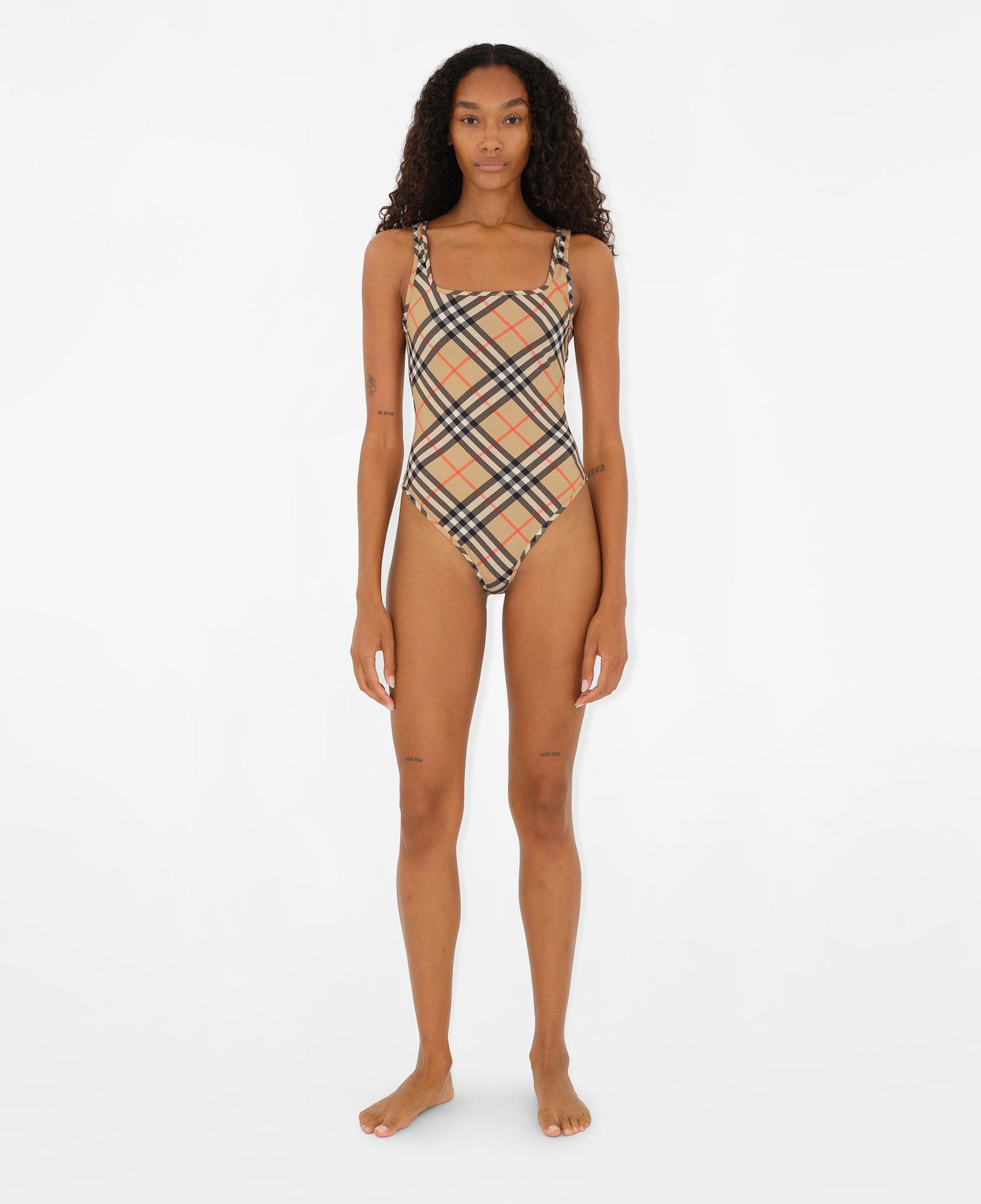 Burberry Check Kadın Bej Mayo