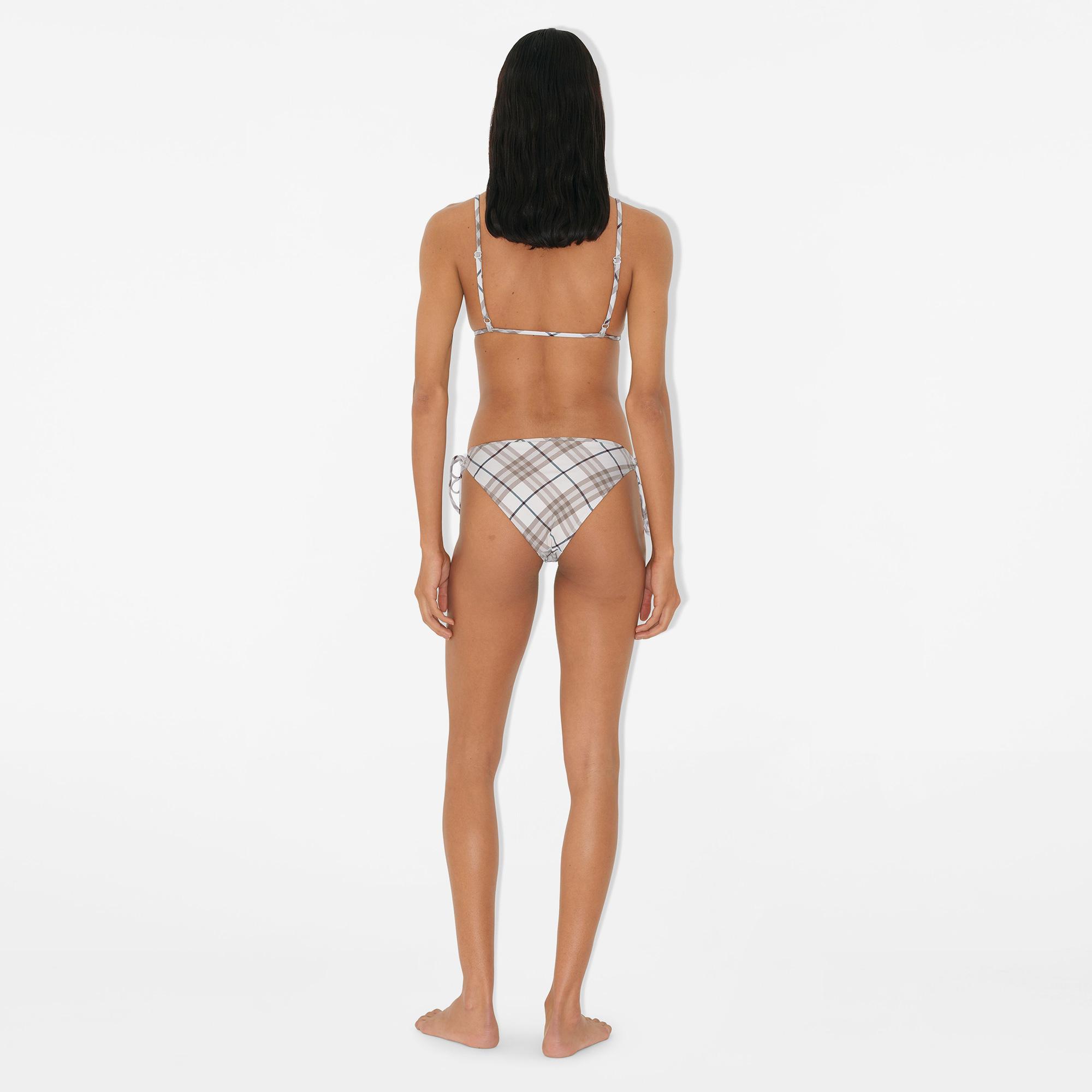 Burberry For Briefs Kadın Krem Bikini Altı