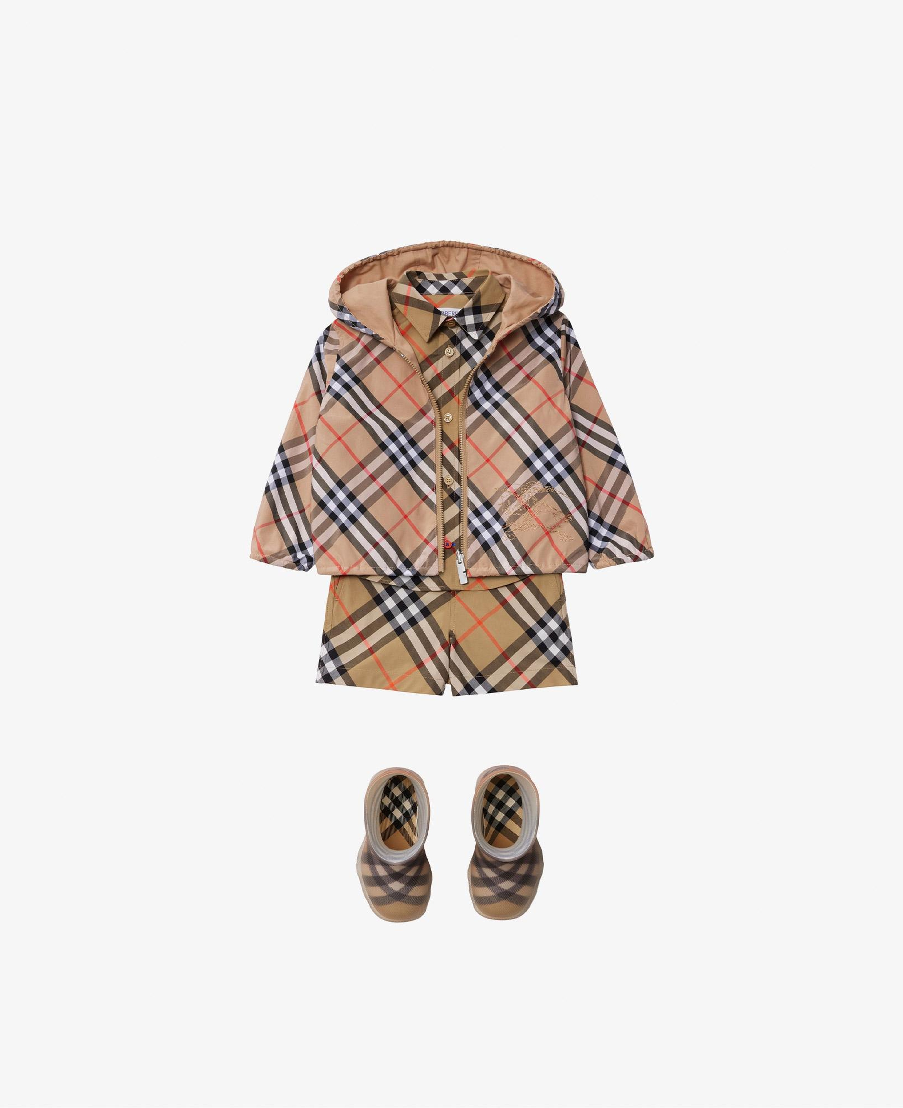 Burberry Check Pamuk Çocuk Bej Şort