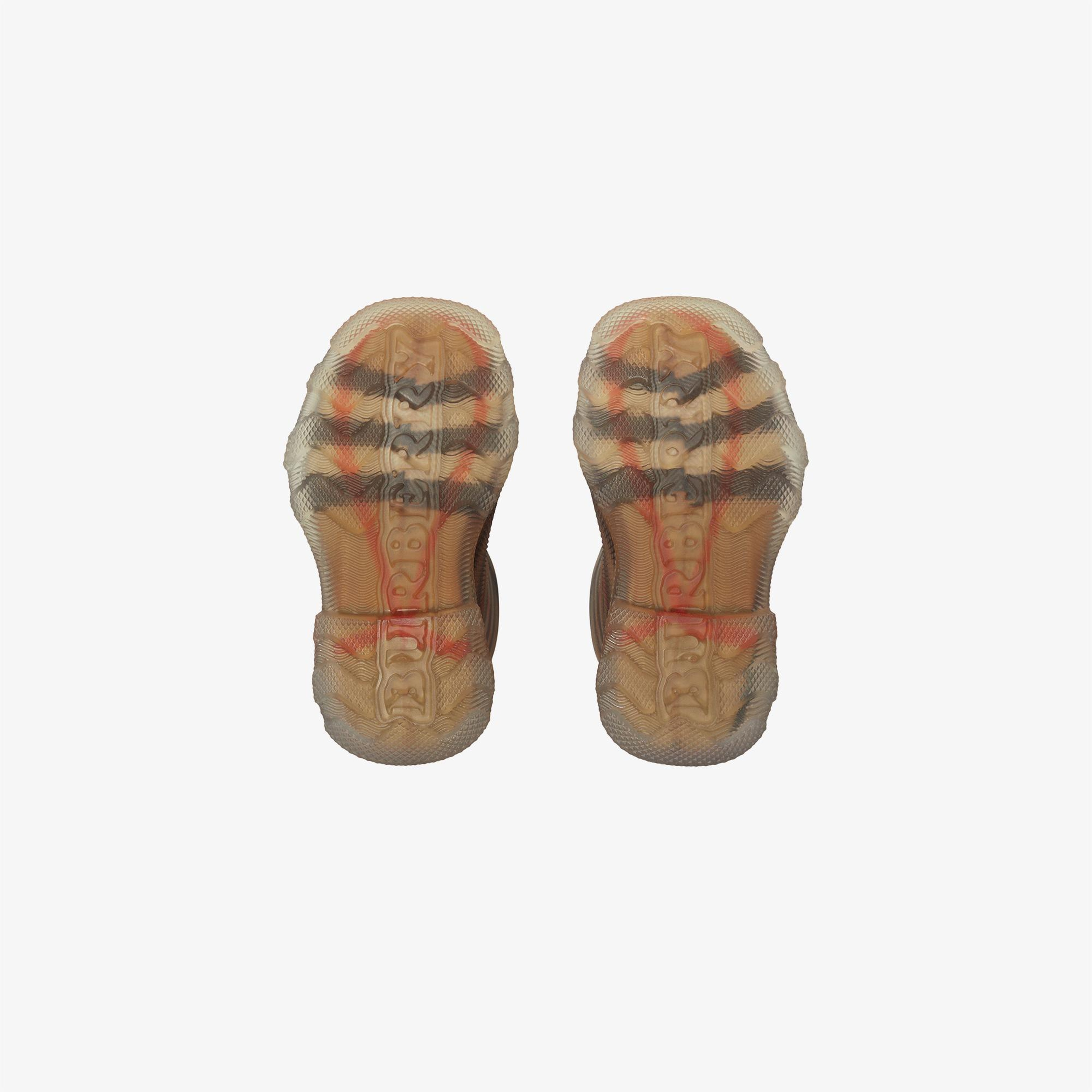 Burberry Check Rubber Marsh High Çocuk Bej Bot