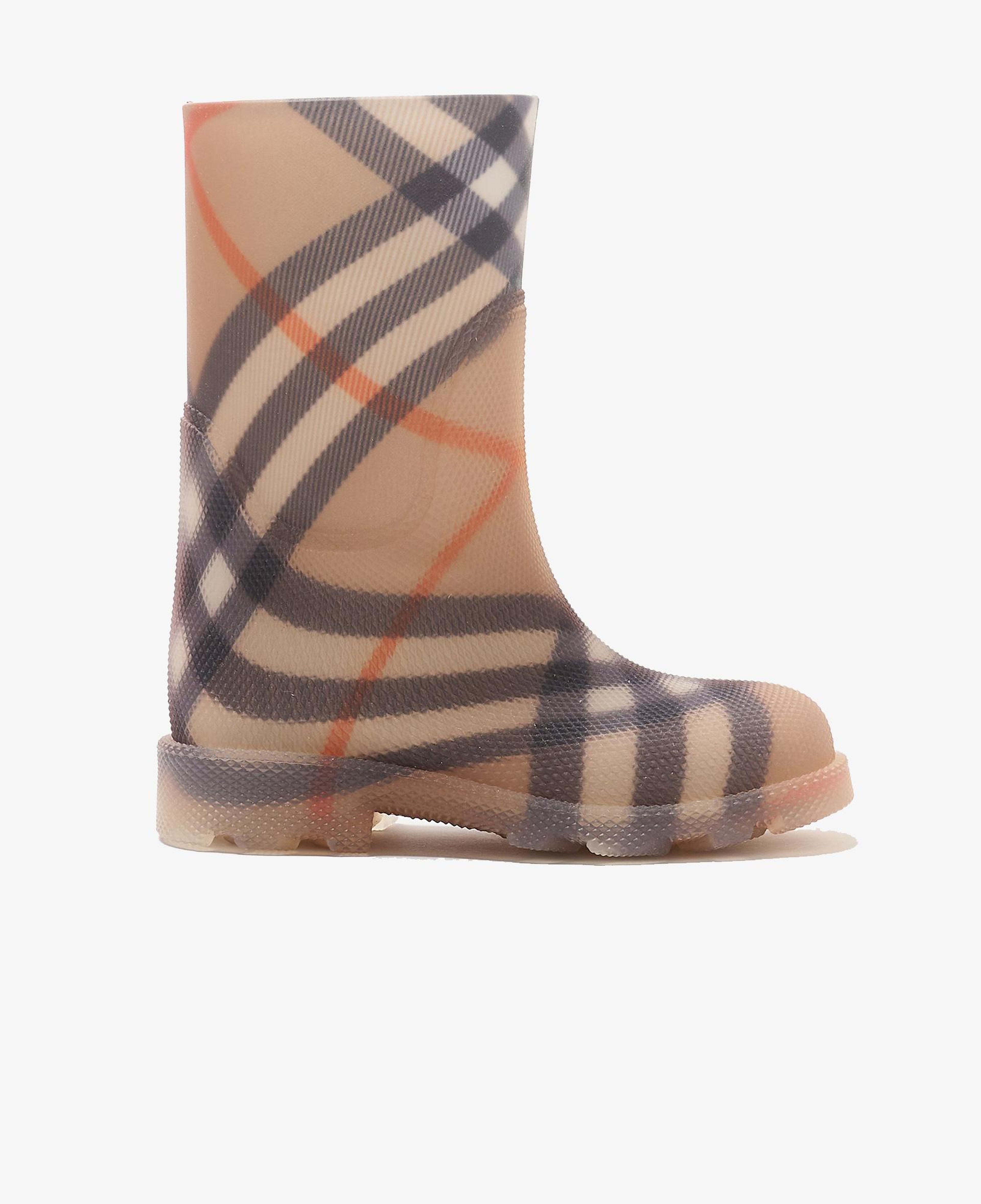Burberry Check Rubber Marsh High Çocuk Bej Bot
