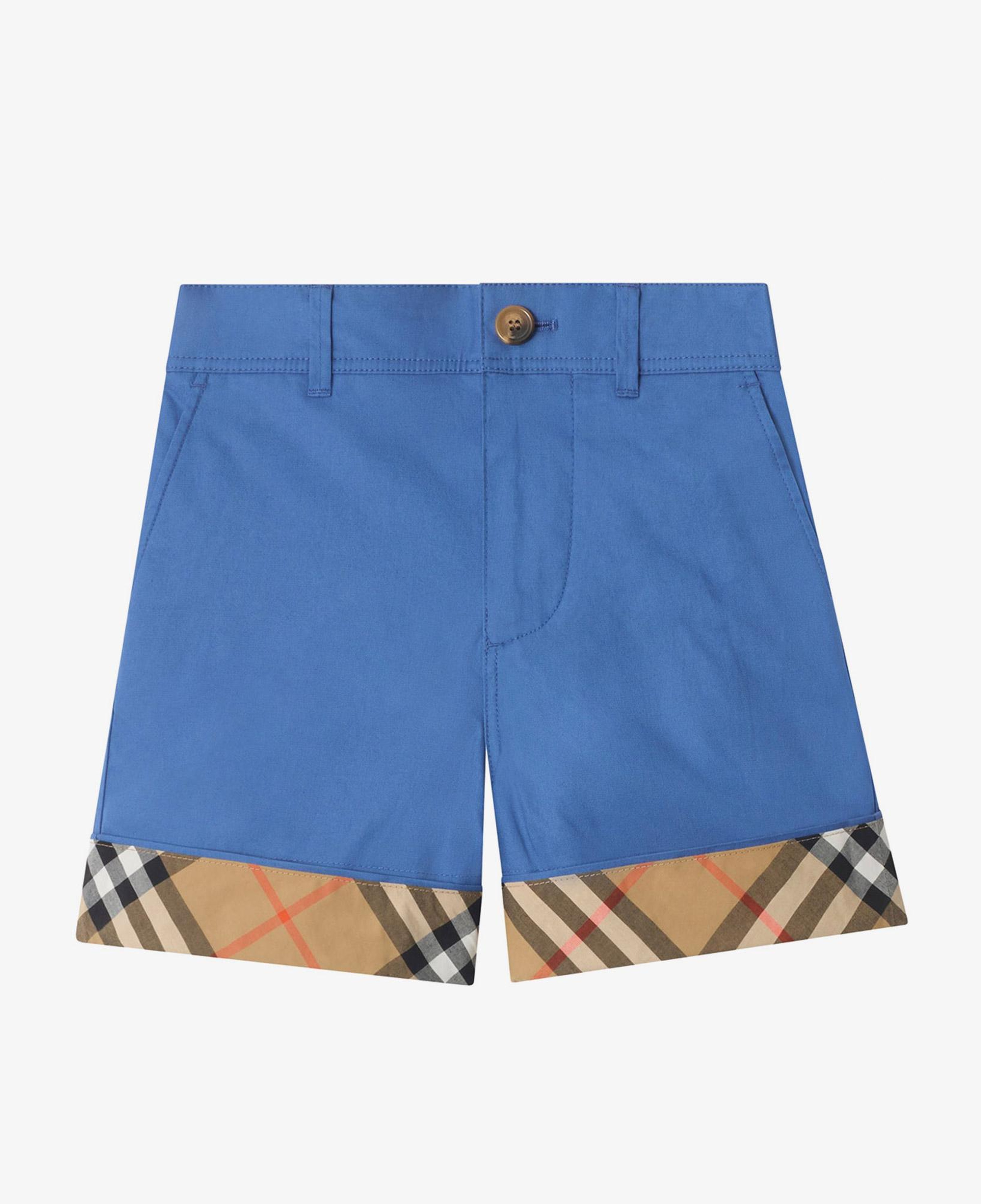 Burberry Oscar Check Çocuk Mavi Şort