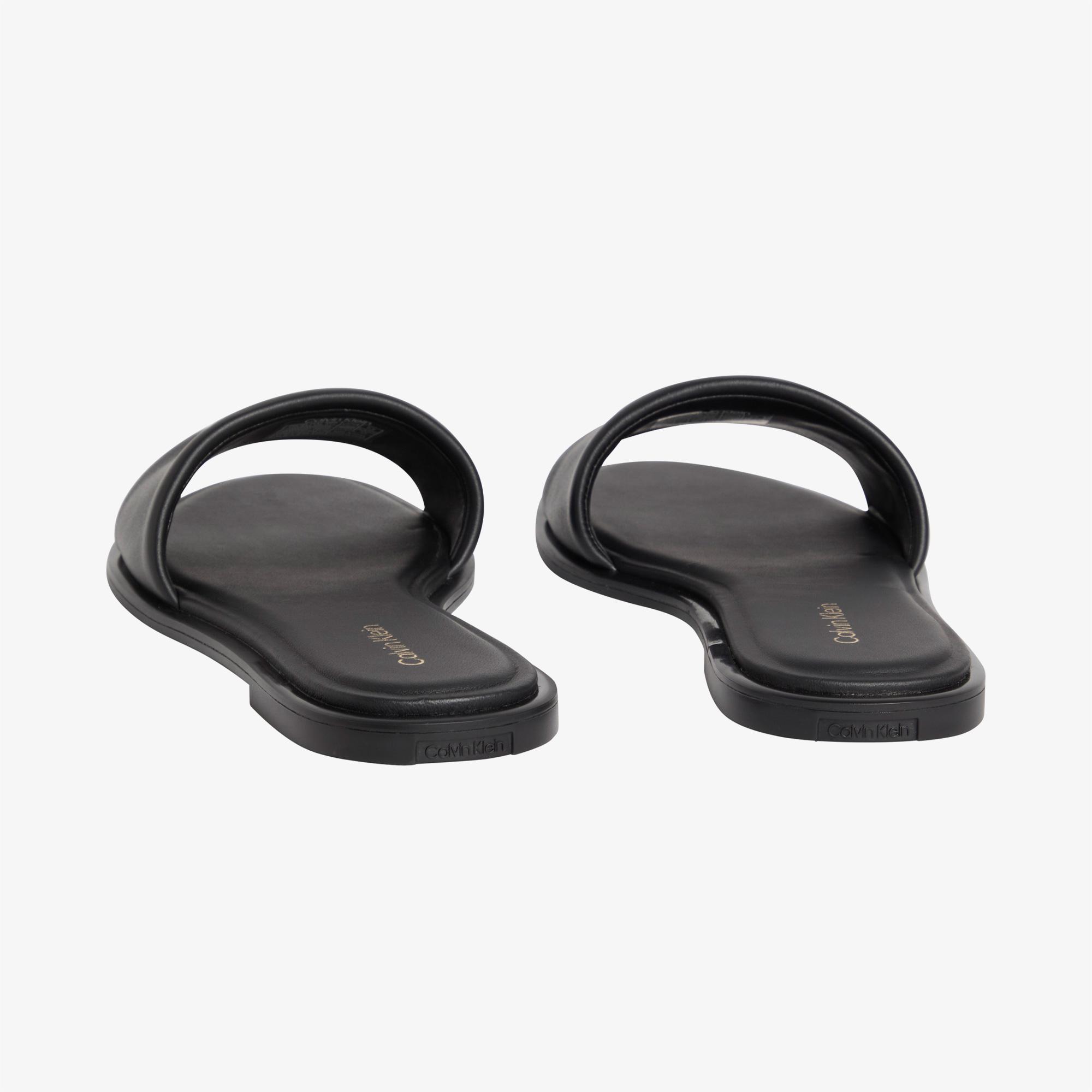 Calvin Klein Round Flat Kadın Siyah Terlik