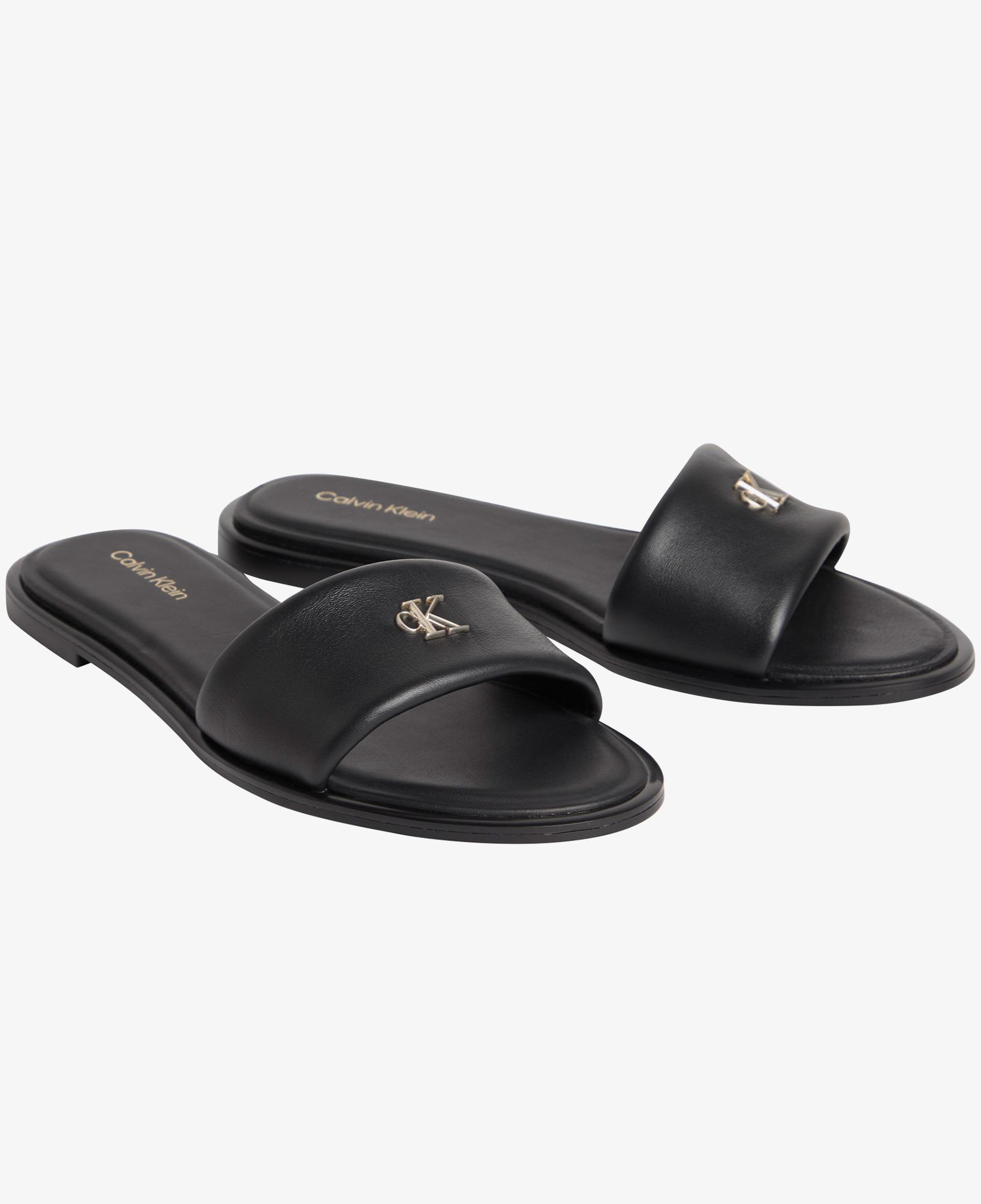 Calvin Klein Round Flat Kadın Siyah Terlik