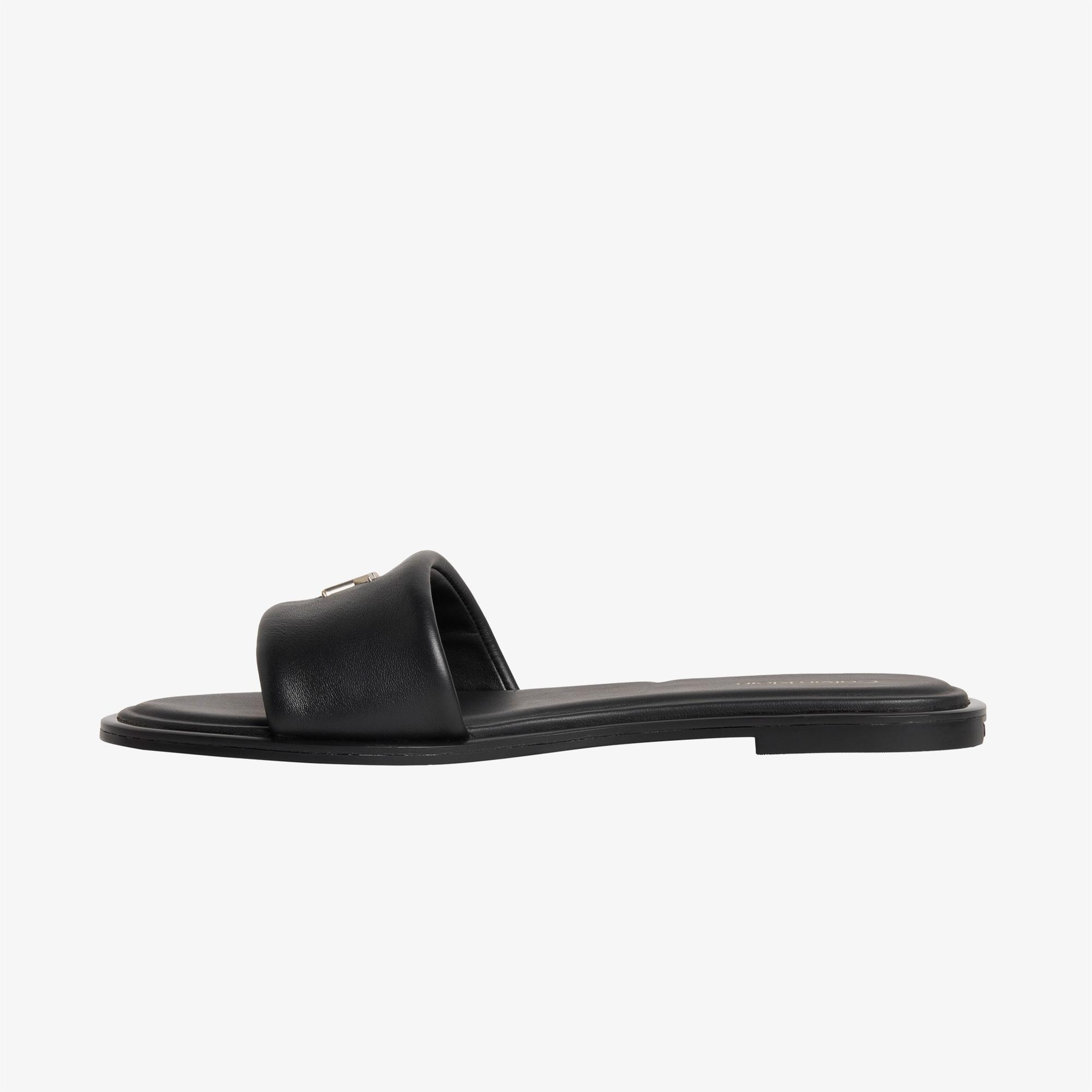 Calvin Klein Round Flat Kadın Siyah Terlik