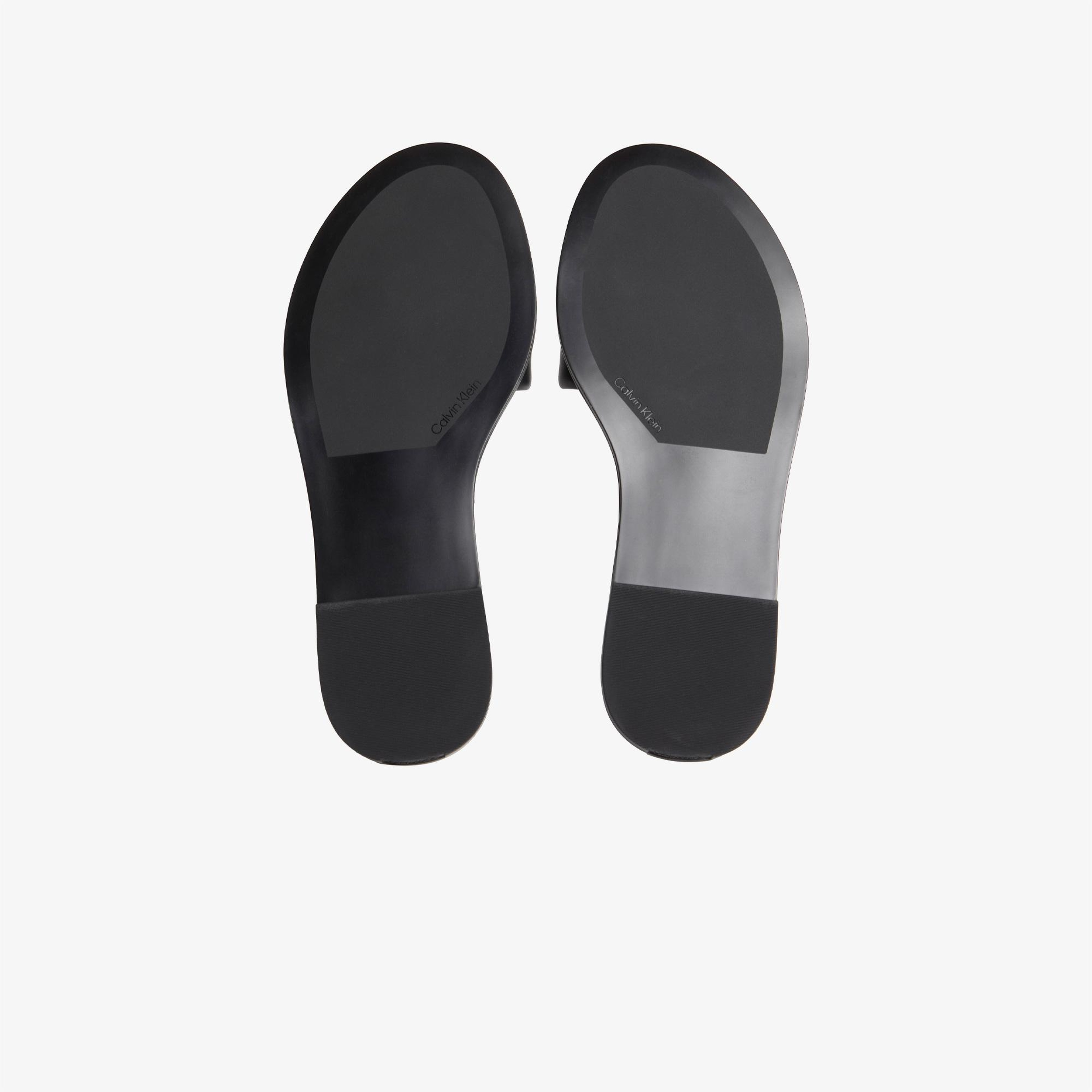Calvin Klein Round Flat Kadın Siyah Terlik