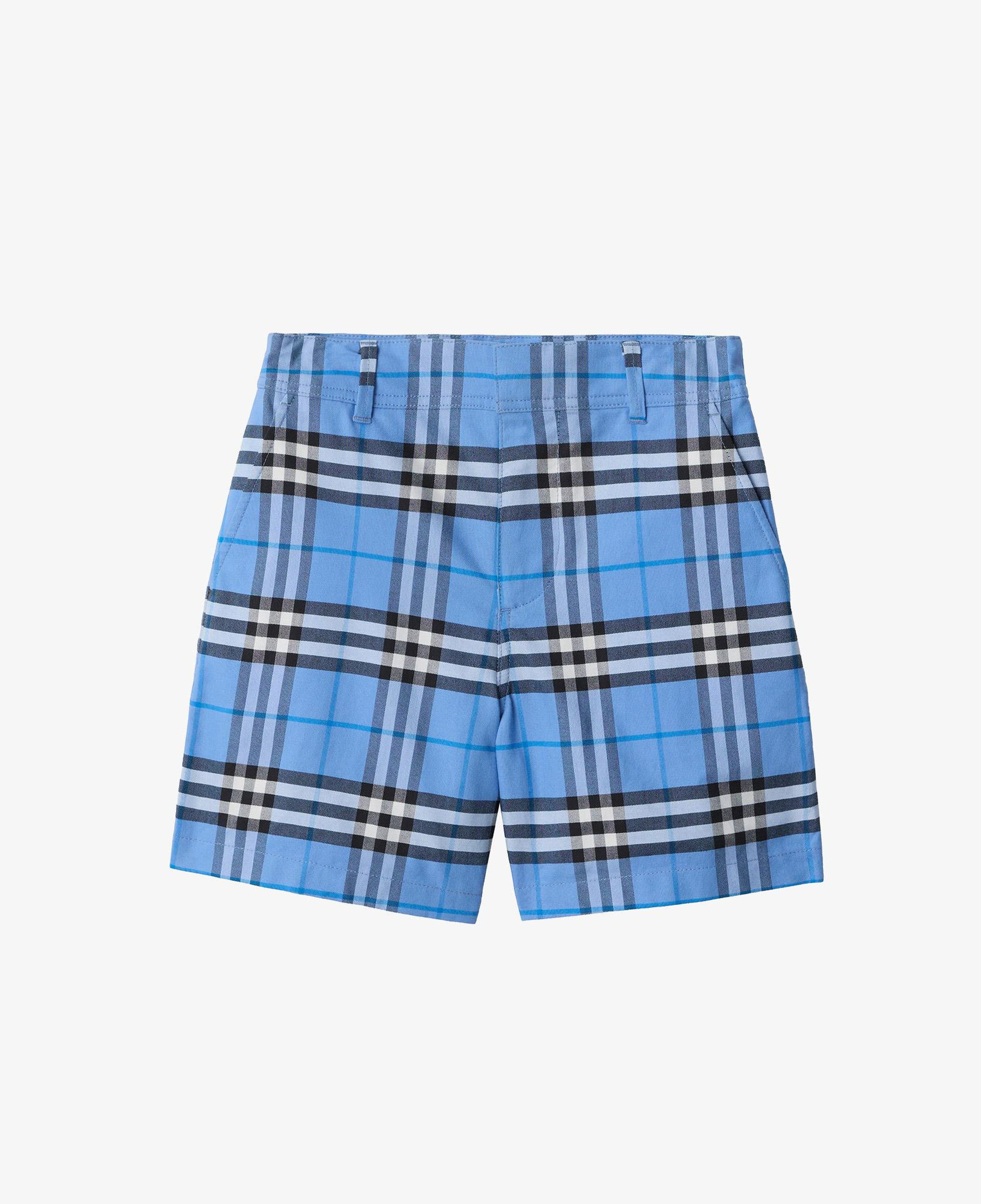 Burberry Oscar Check Çocuk Mavi Şort