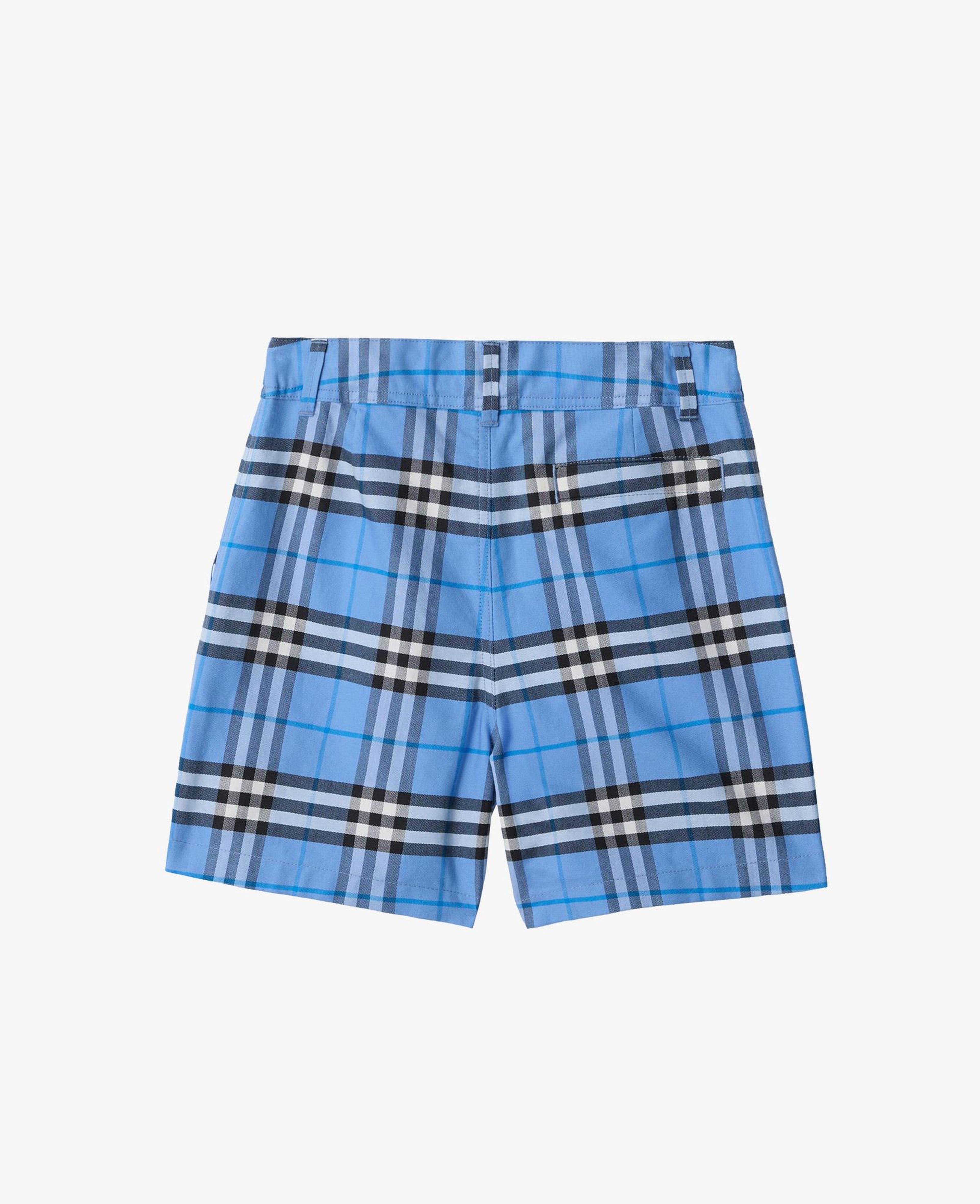 Burberry Oscar Check Çocuk Mavi Şort