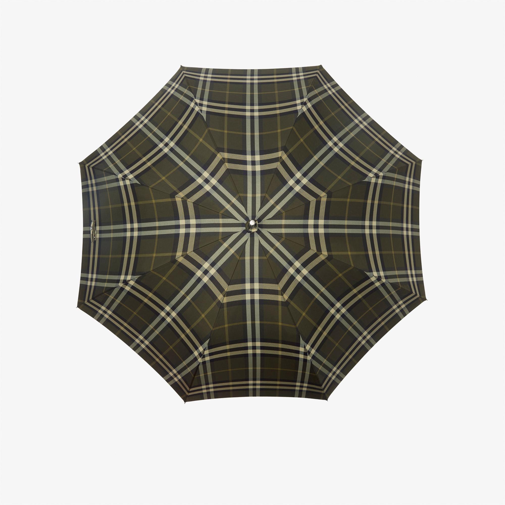 Burberry Check Nylon Pamuklu Kadın Haki Şemsiye