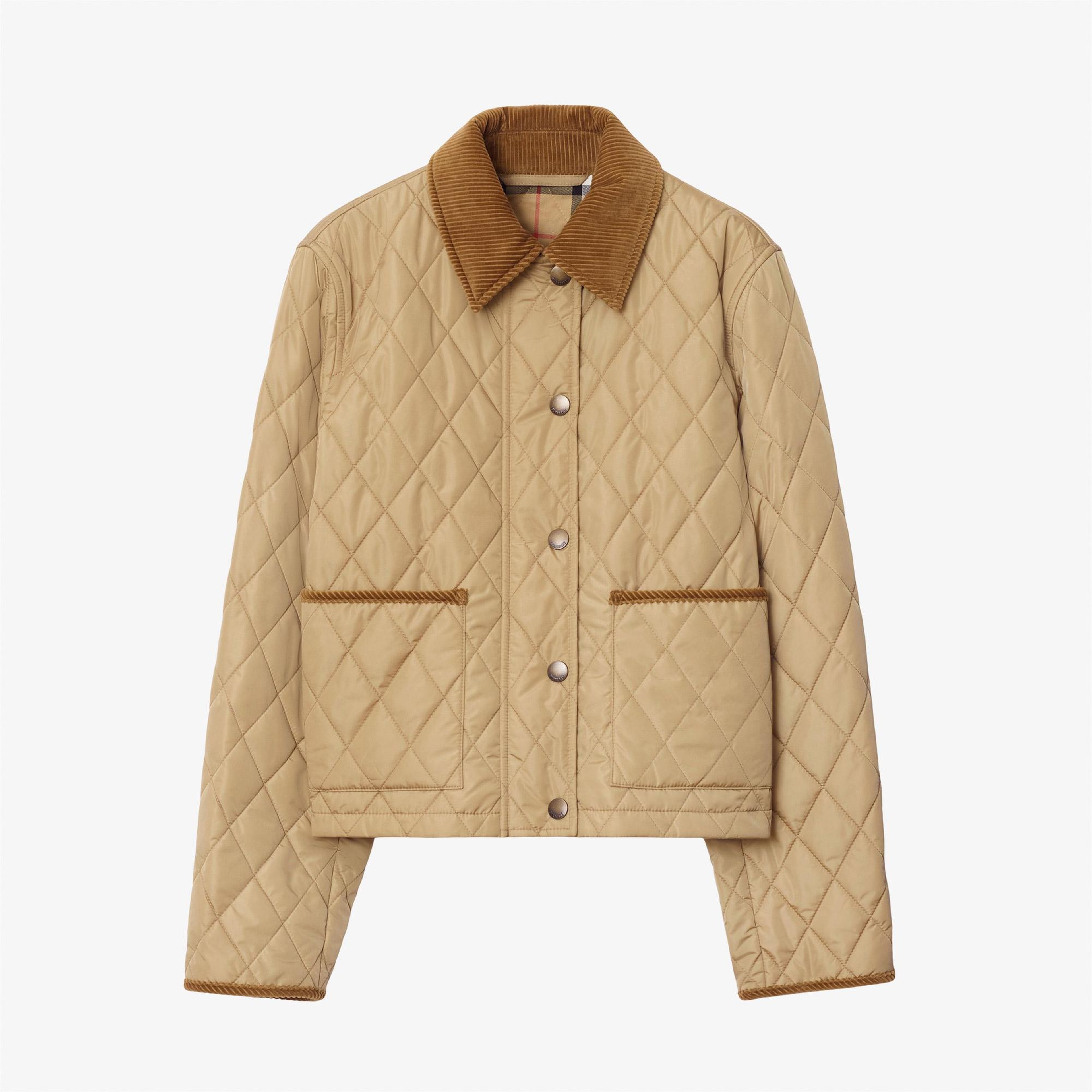 Burberry Kadın Bej Mont