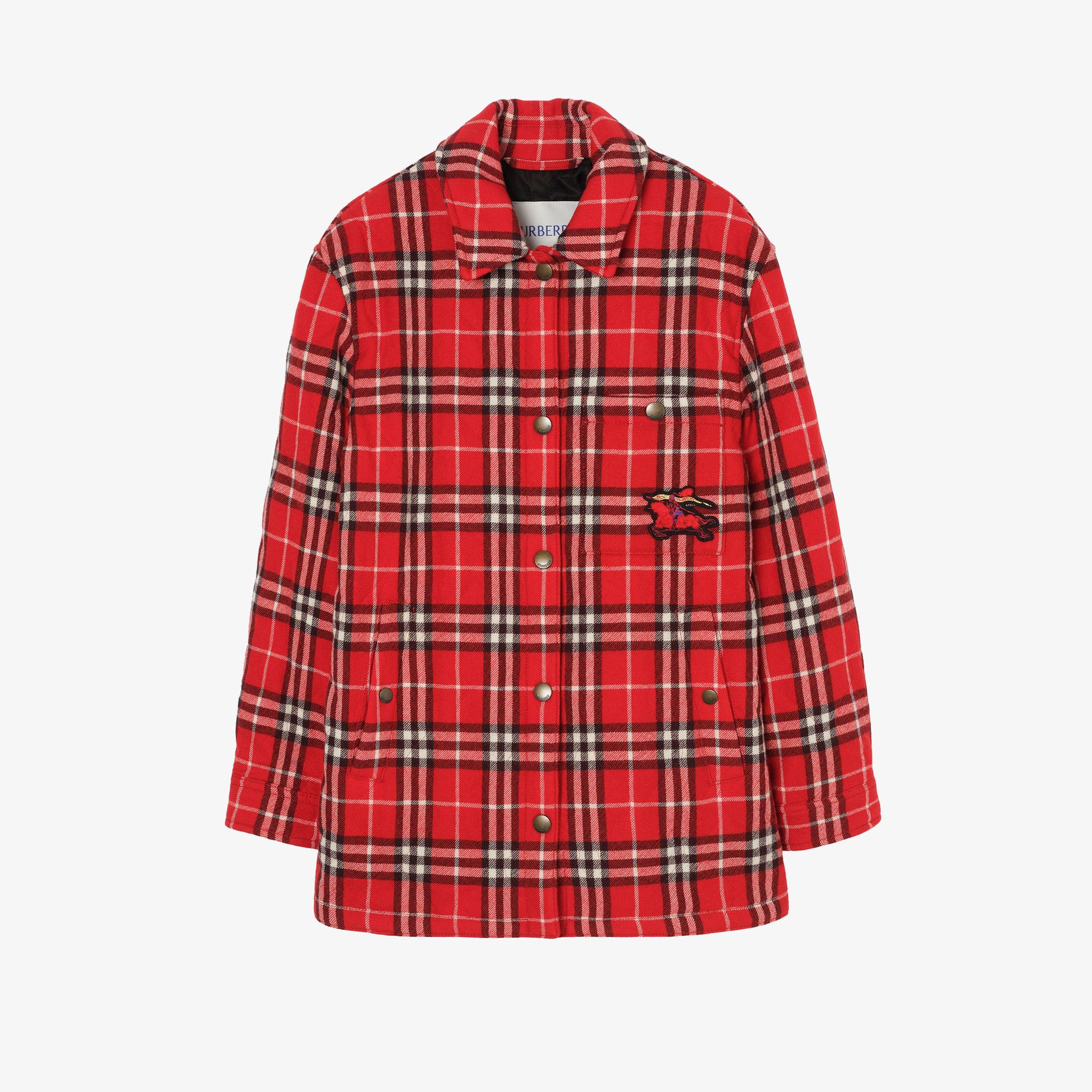 Burberry Vale Kadın Kırmızı Mont