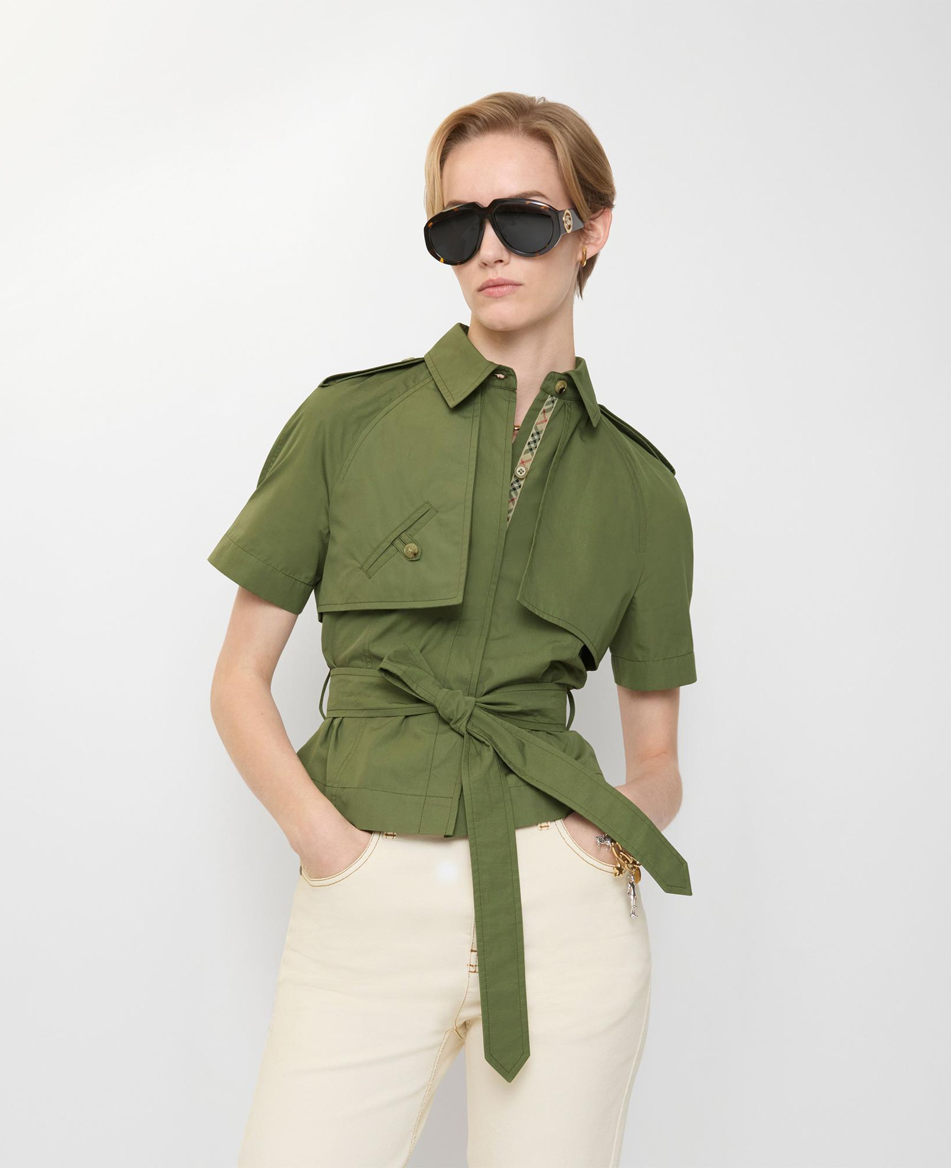 Burberry Lıv Kadın Haki Gömlek