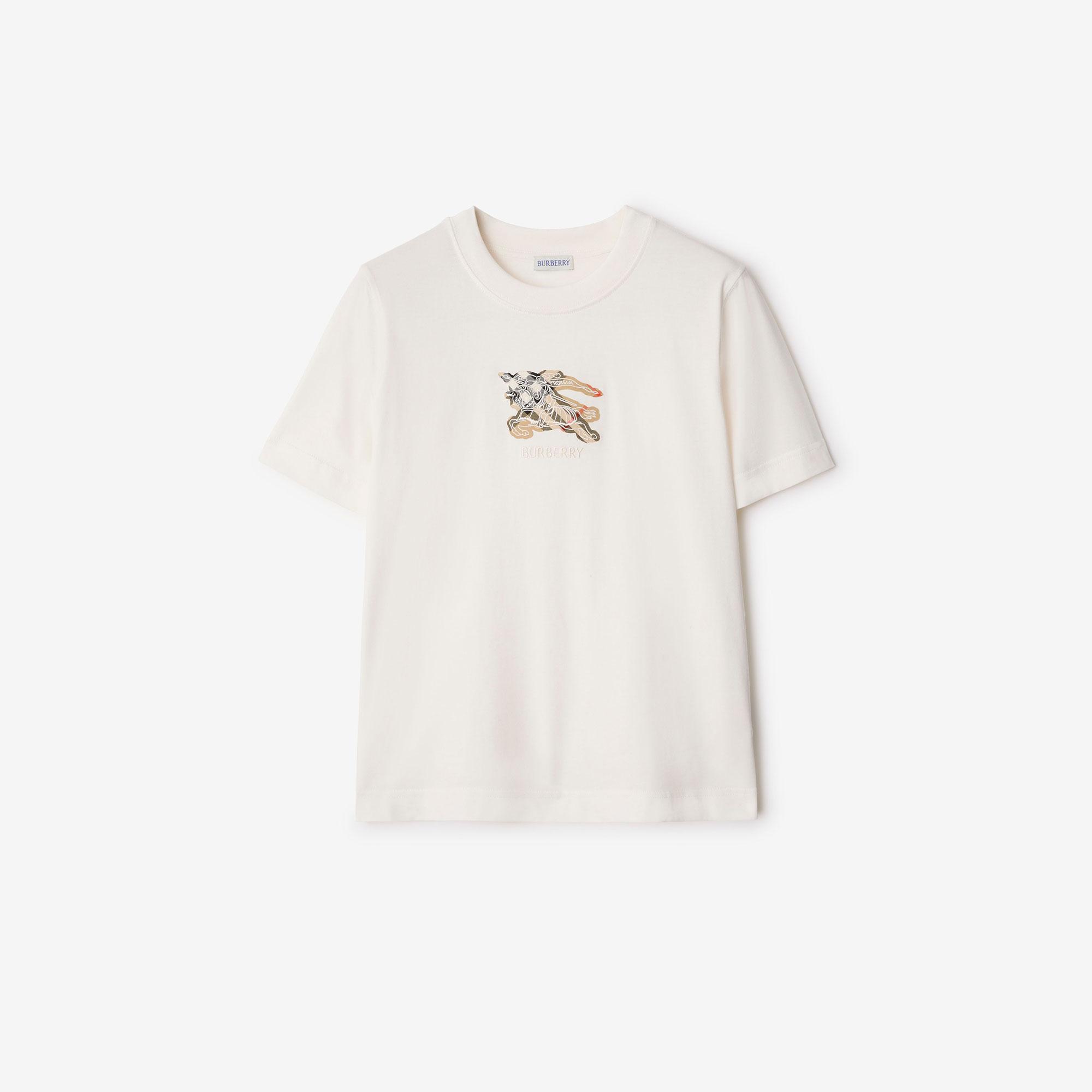 Burberry Frankie Kadın Beyaz T-Shirt