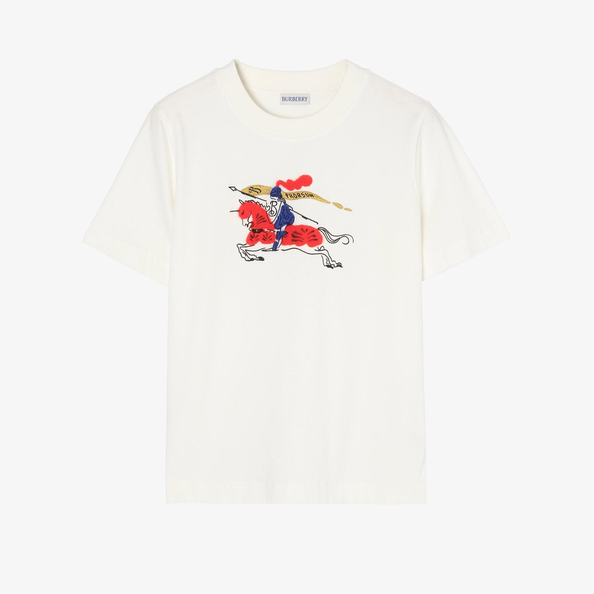 Burberry Frankıe Kadın Beyaz T-Shirt
