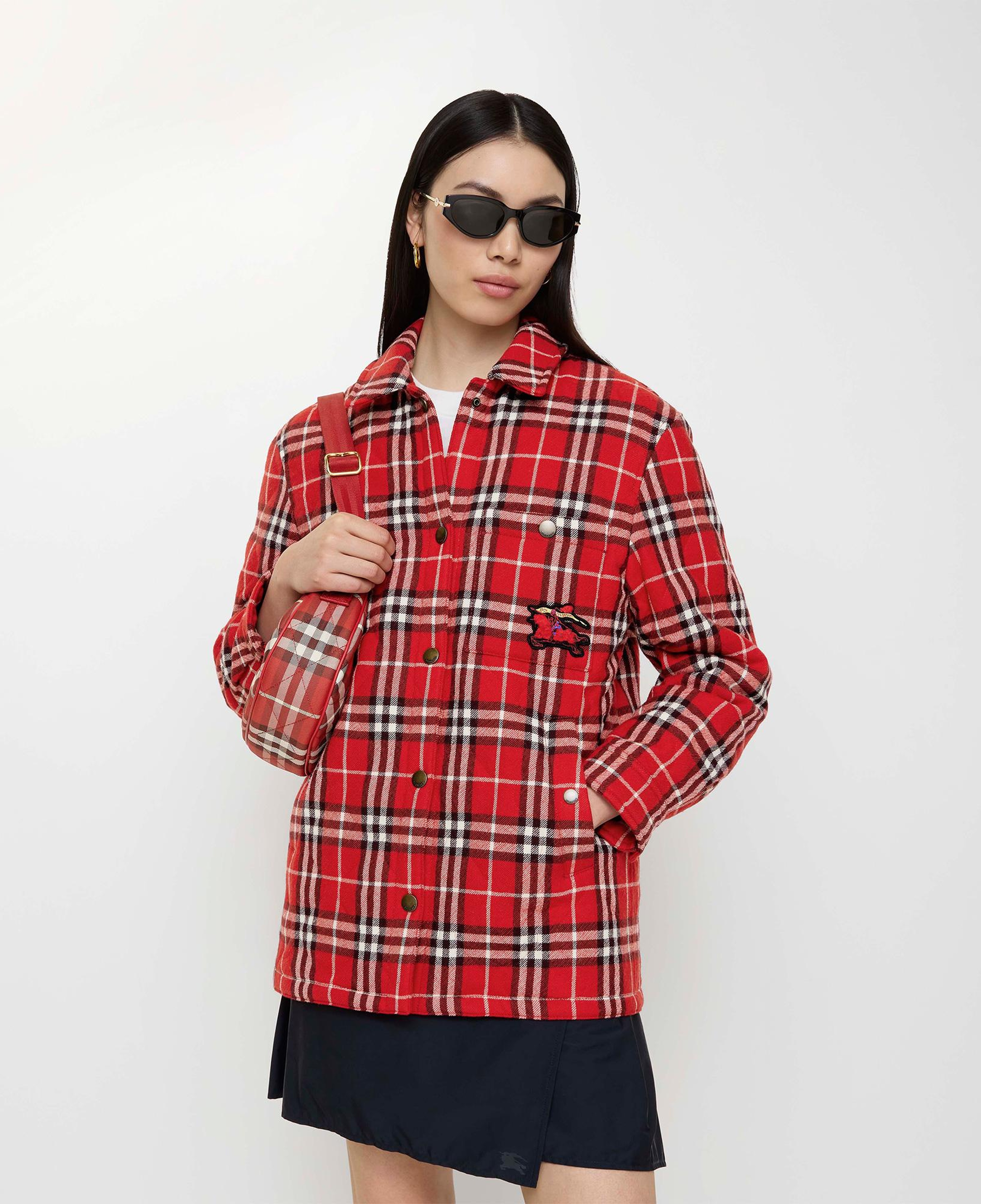 Burberry Vale Kadın Kırmızı Mont