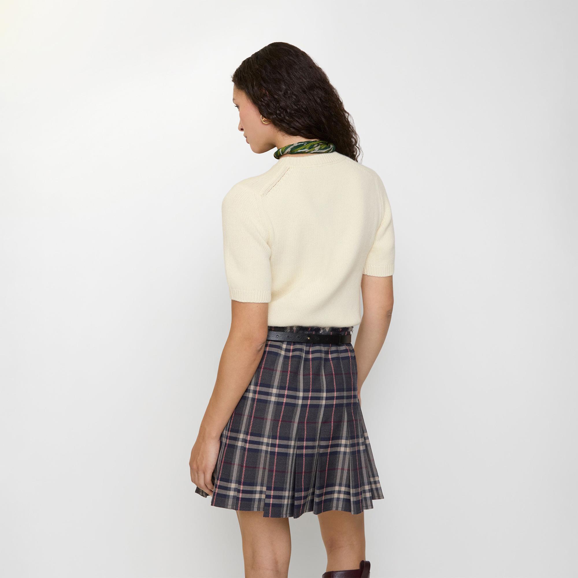 Burberry Skylar Ekd Kadın Krem Triko