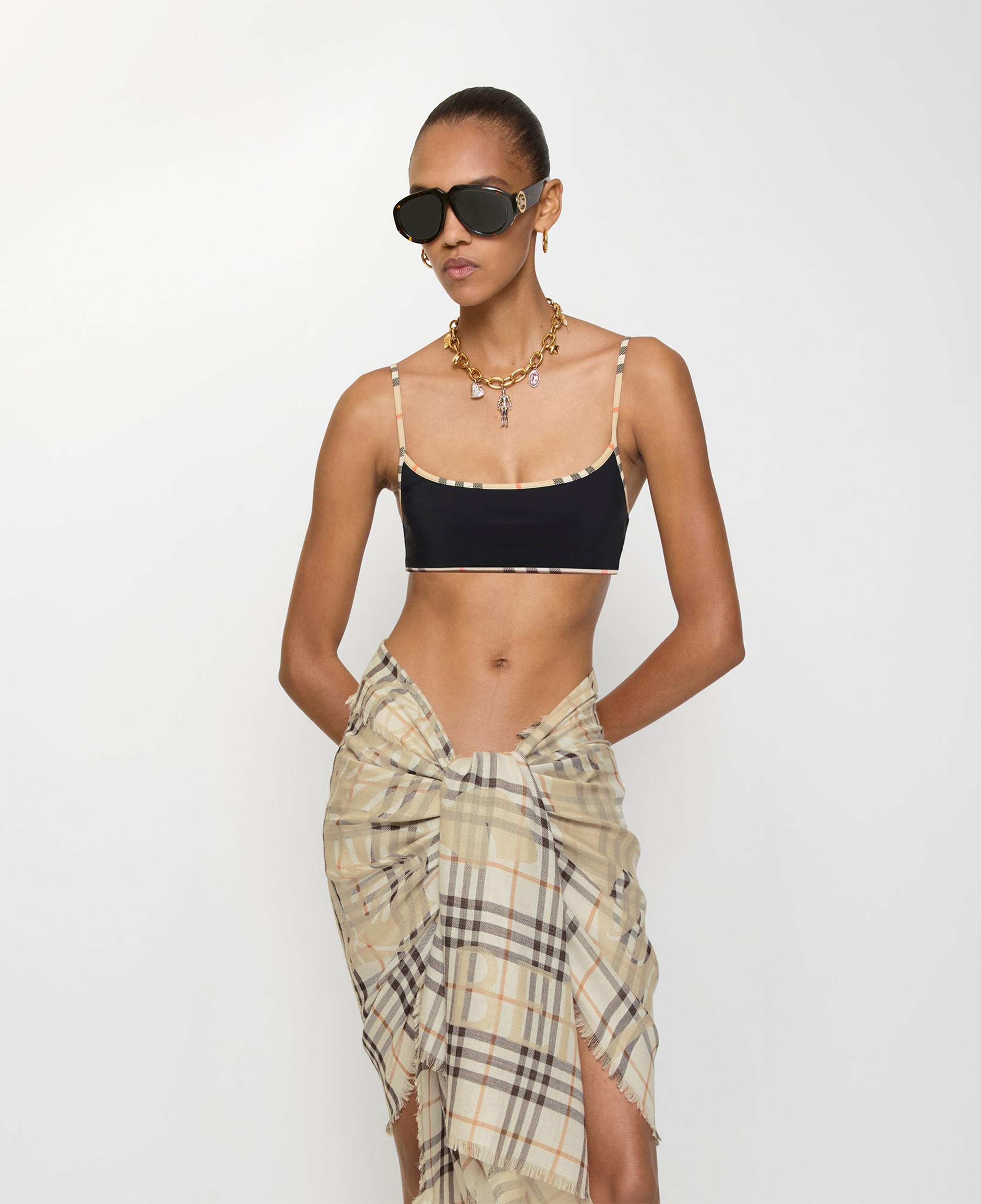 Burberry Starla Kadın Siyah Bikini Üstü