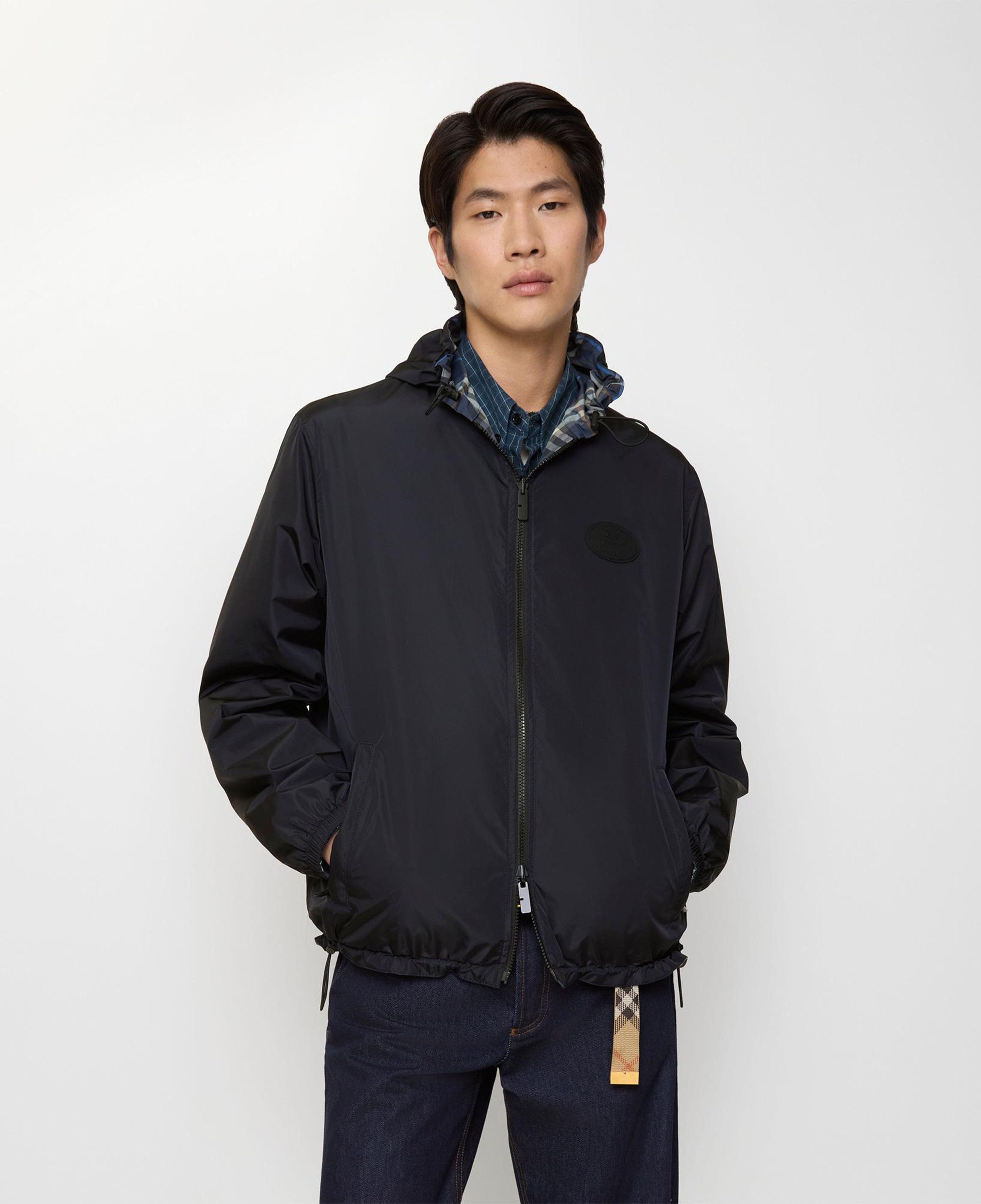 Burberry Newport Erkek Mavi Yağmurluk