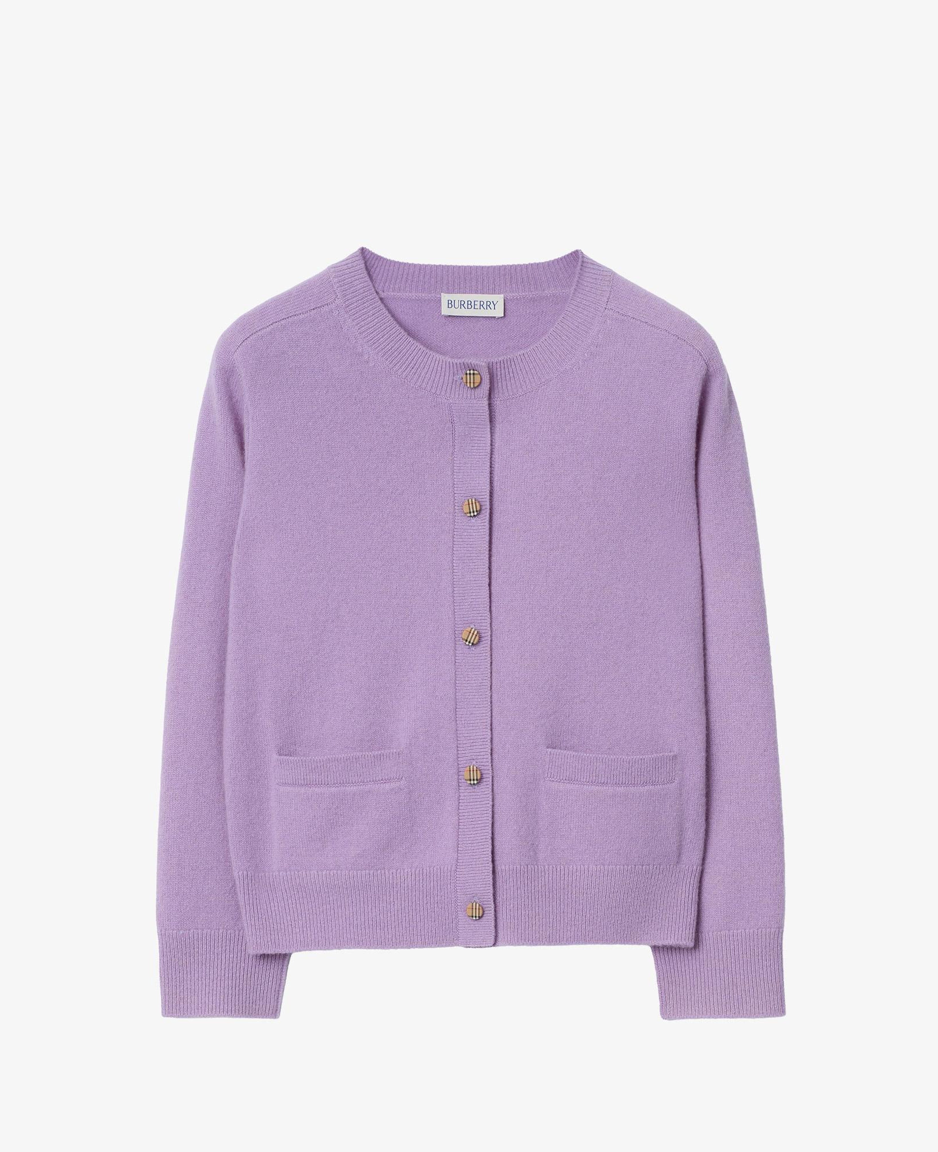Burberry Ailsa Çocuk Mor Hırka