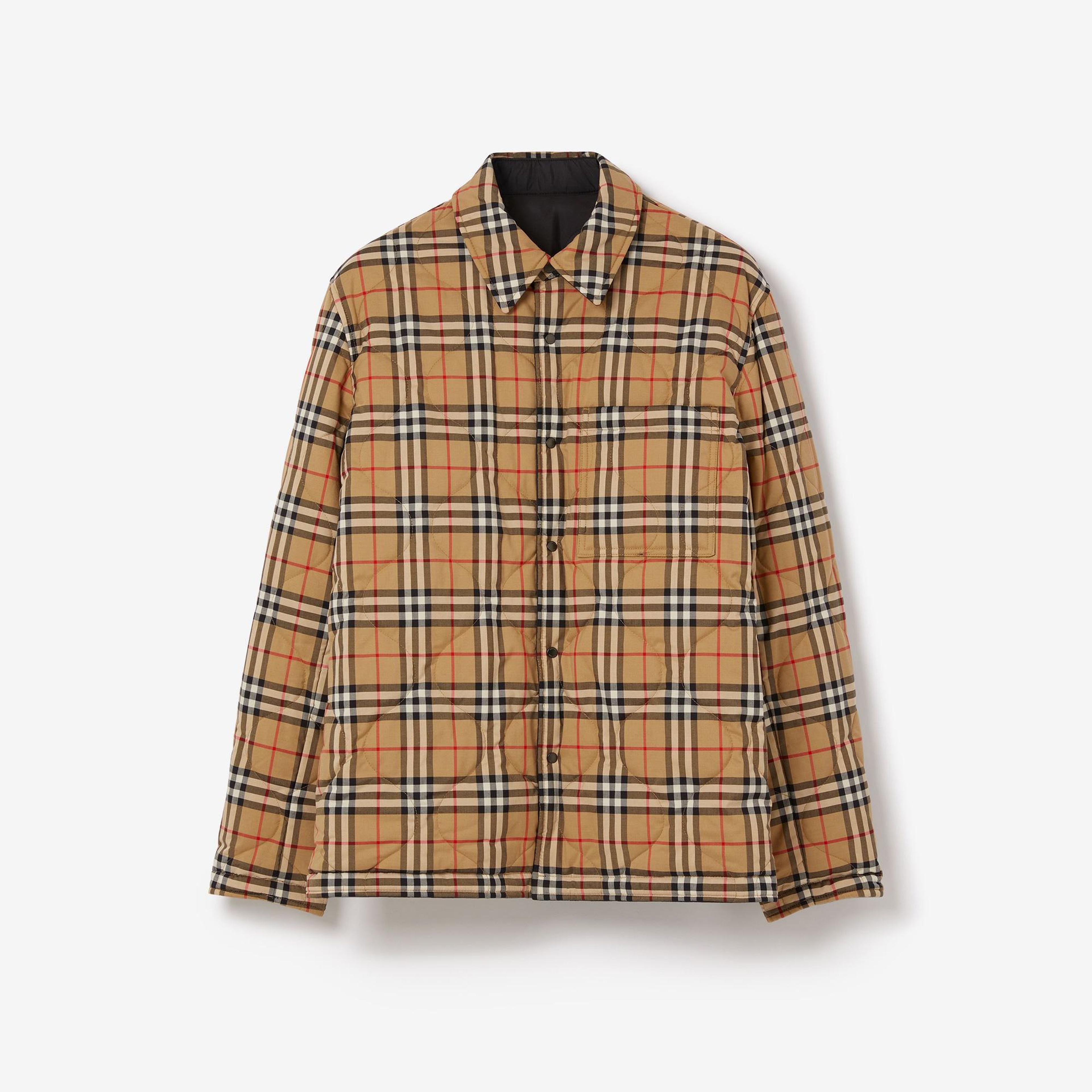 Burberry Francis Reversible Thermoregulated Erkek Siyah Mont