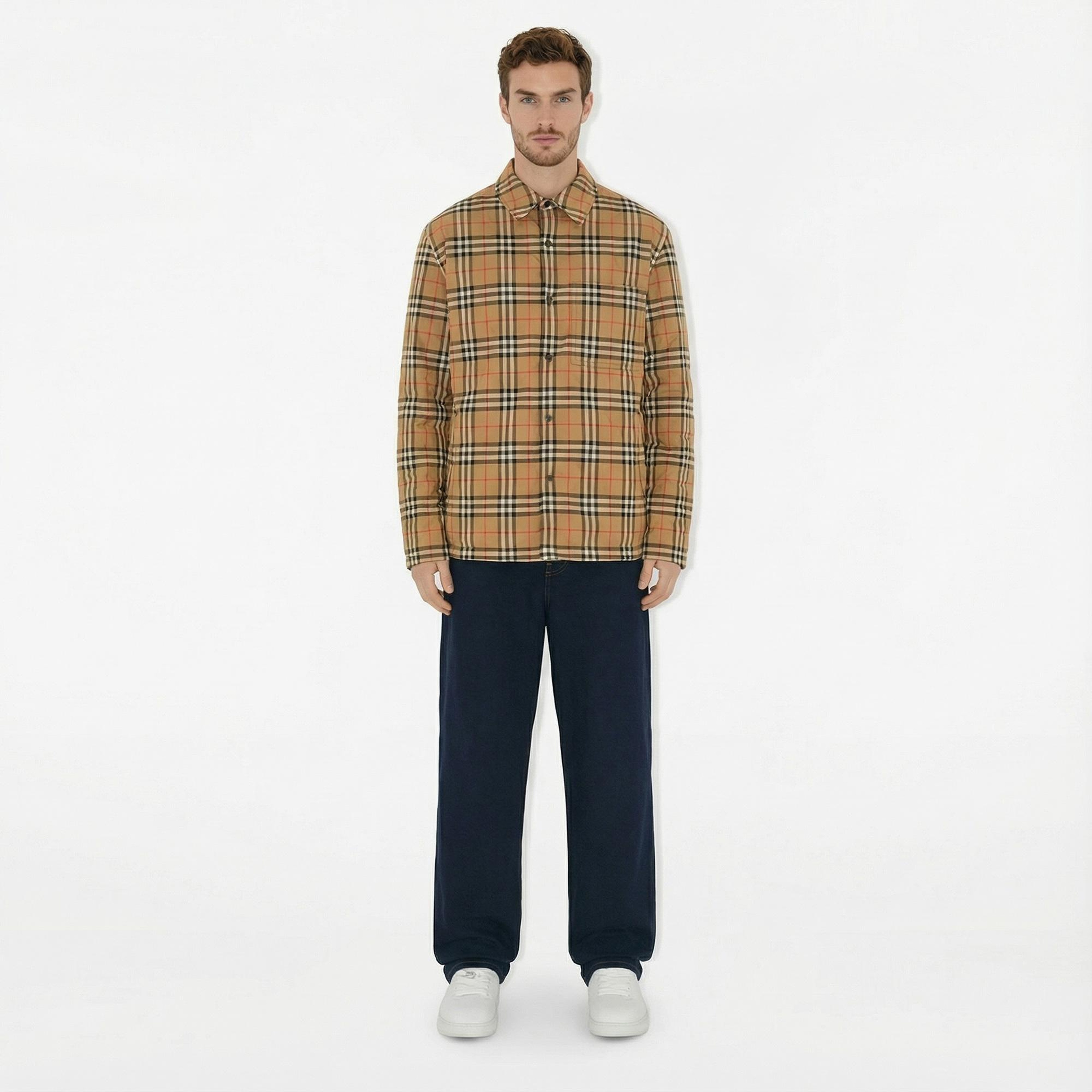 Burberry Francis Reversible Thermoregulated Erkek Siyah Mont