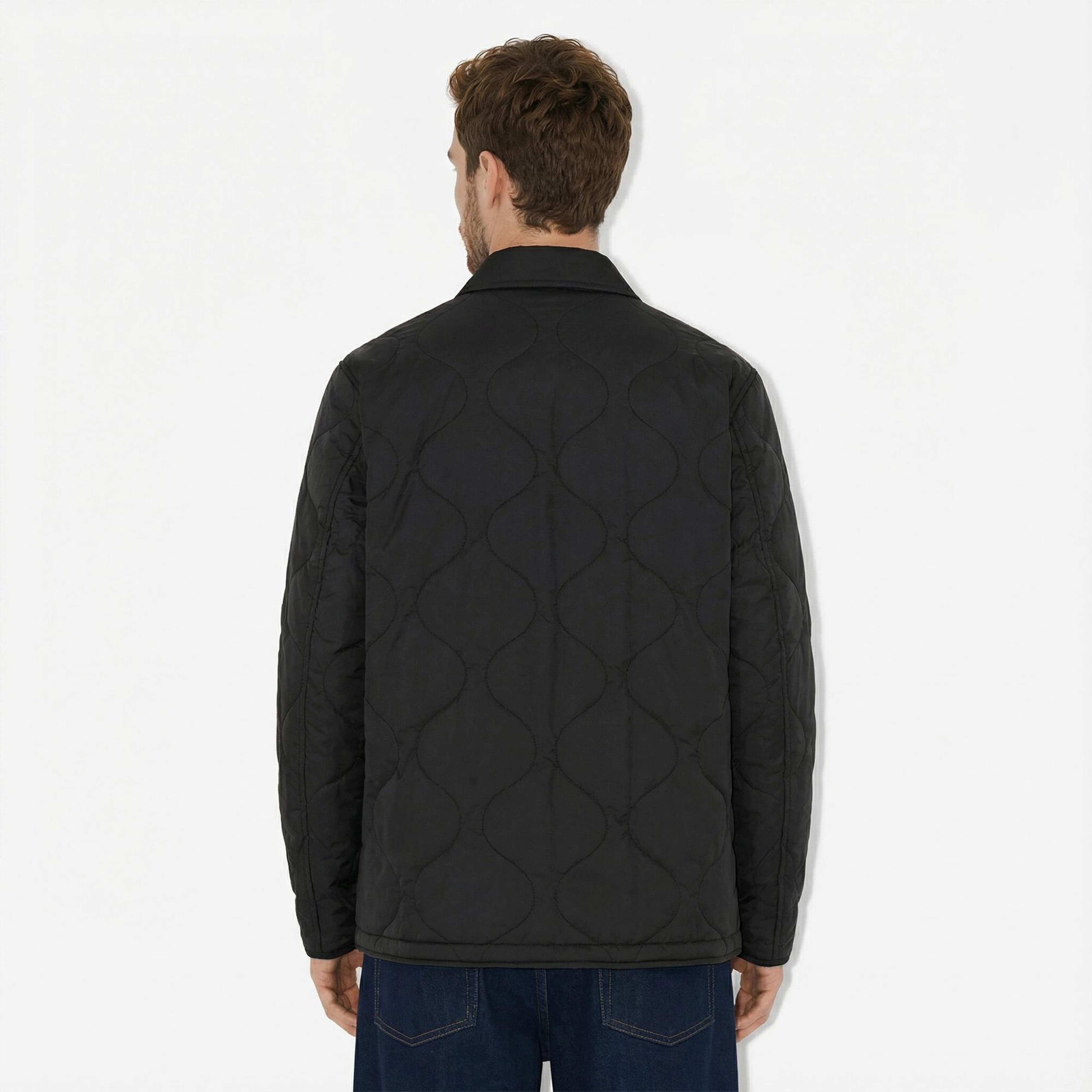 Burberry Francis Reversible Thermoregulated Erkek Siyah Mont