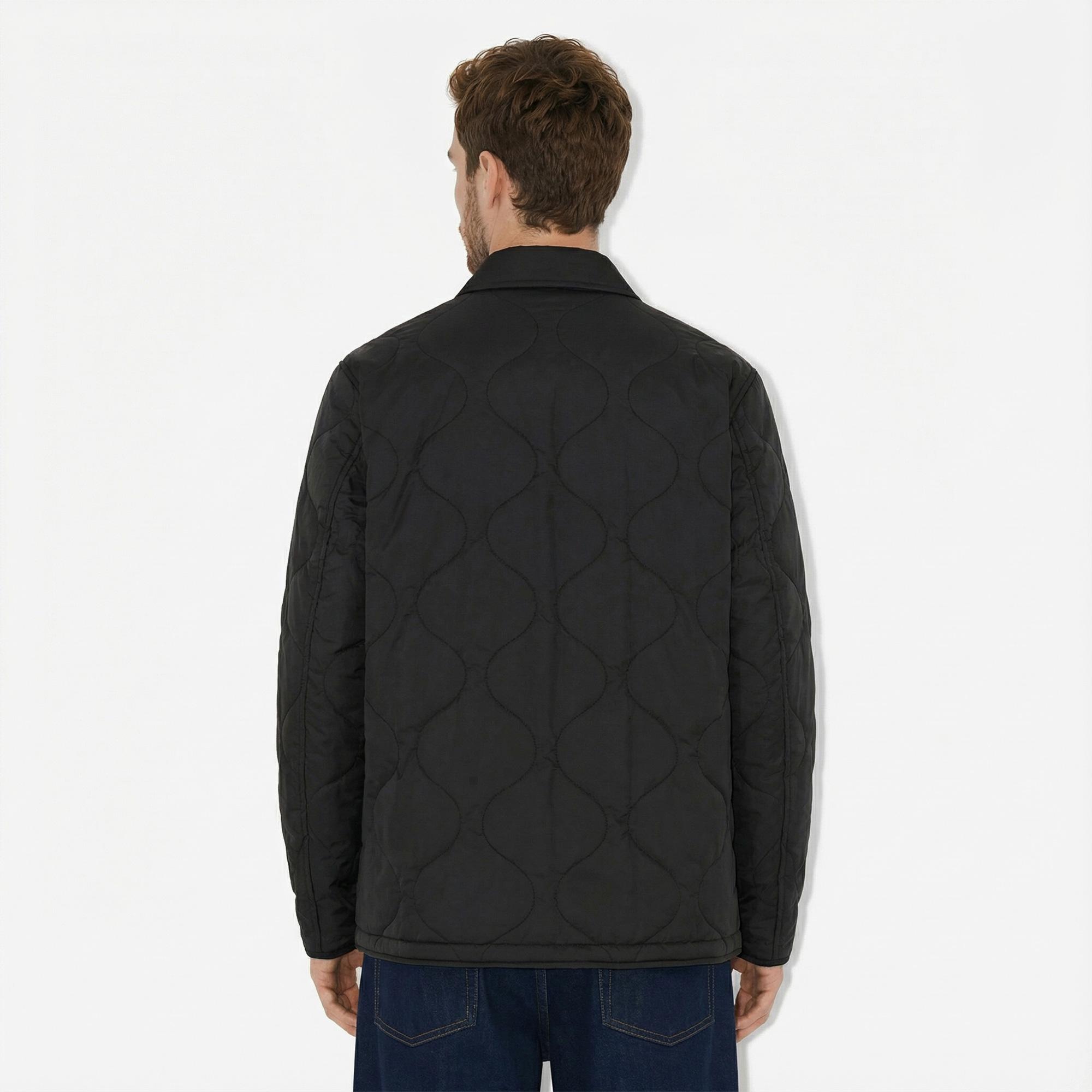 Burberry Francis Reversible Thermoregulated Erkek Siyah Mont