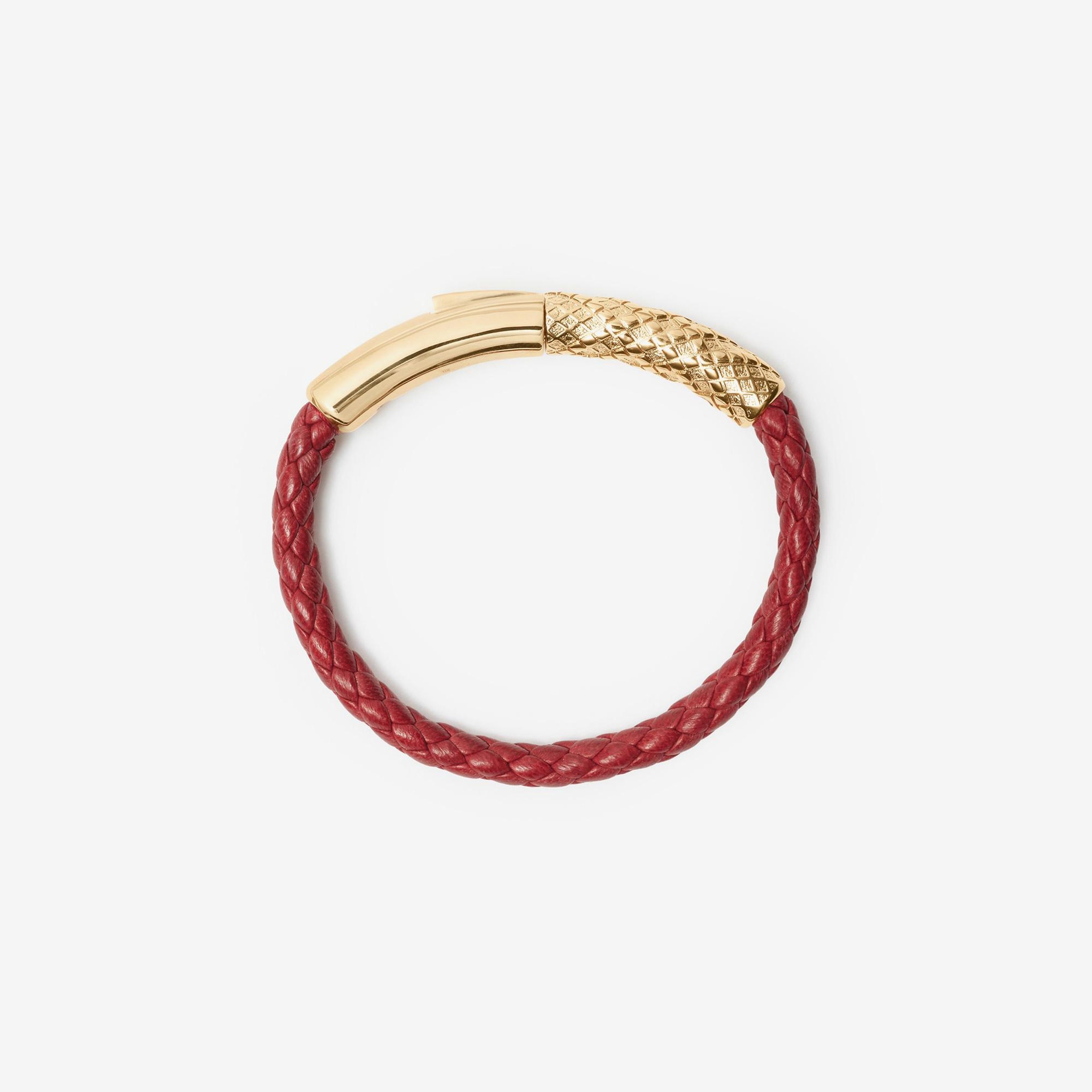 Burberry Bracelet Leather Kadın Altın Bileklik