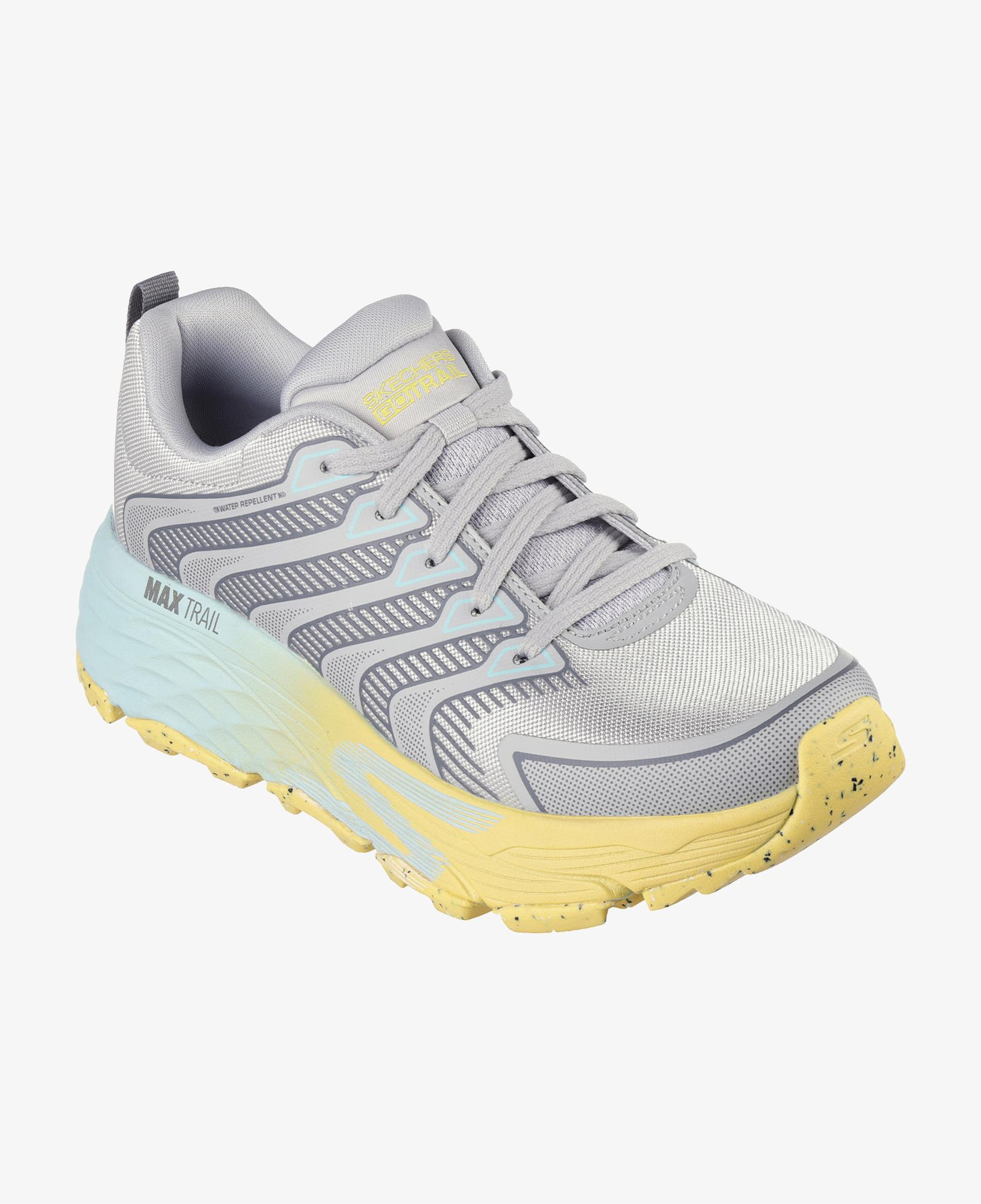 Skechers Max Cushioning Elite Trail Kadın Gri Outdoor Ayakkabı