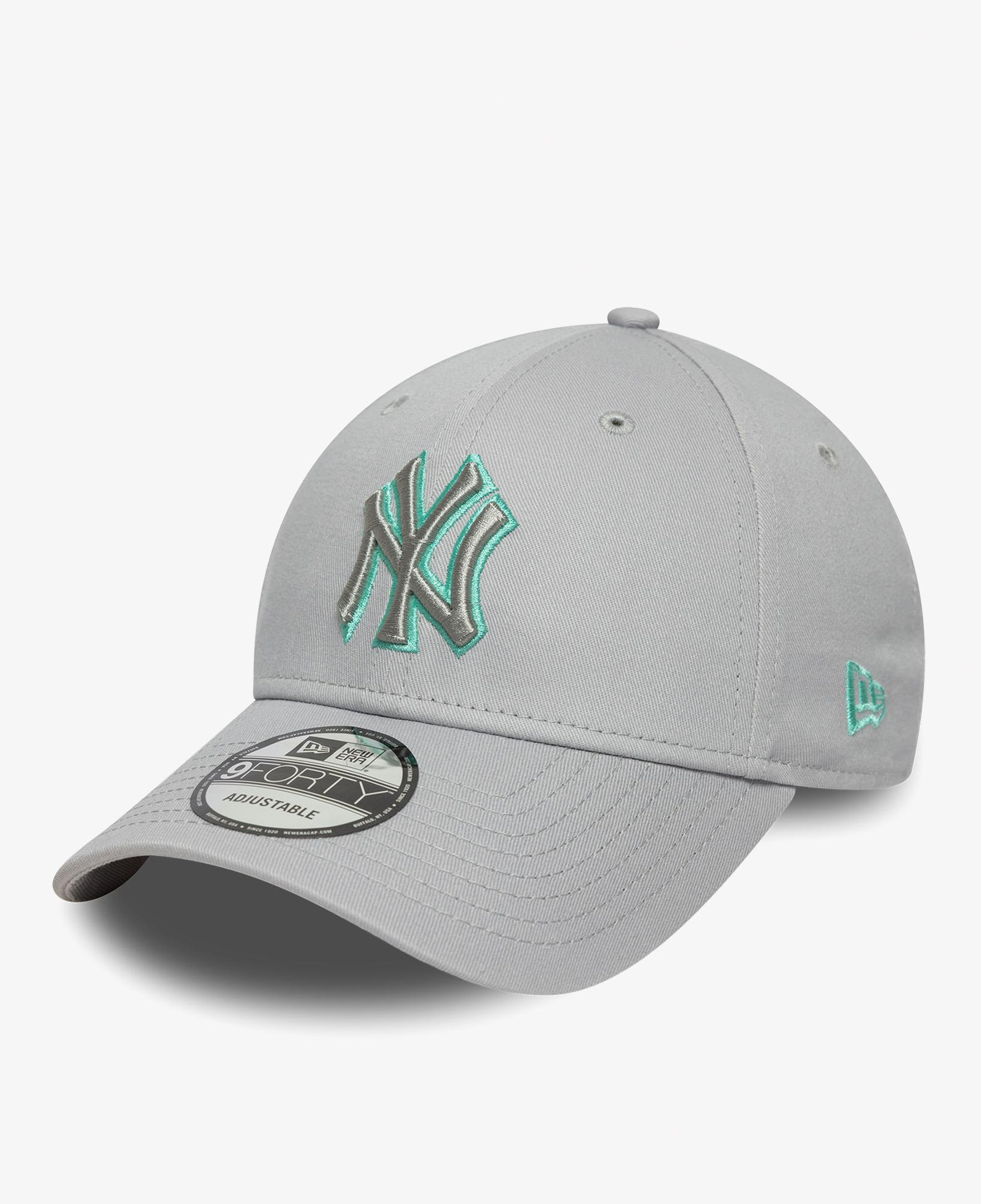 New Era New York Yankees Team Outline 9Forty Unisex Gri Şapka