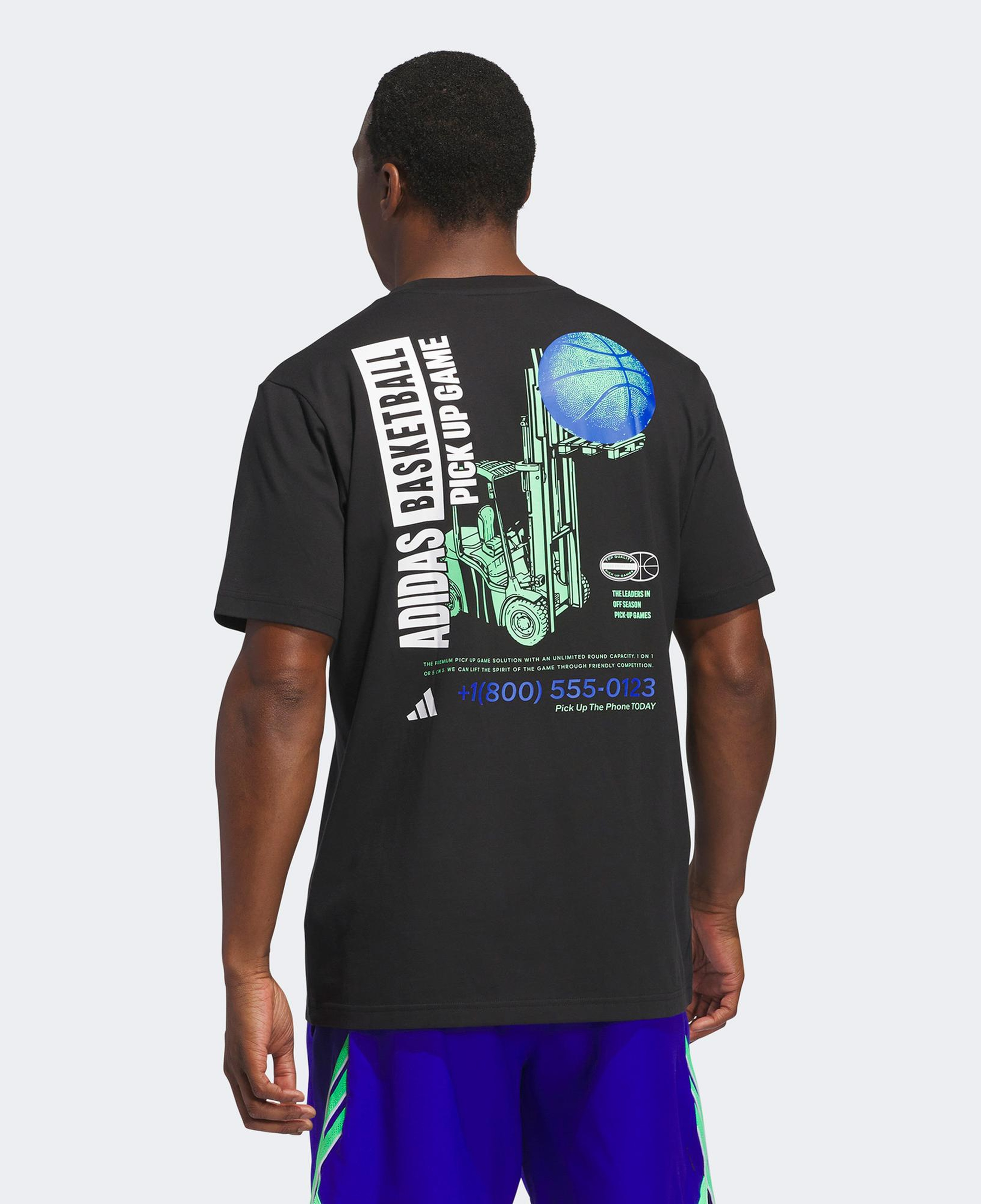 adidas Sum Novelty T 1 Erkek Siyah T-Shirt