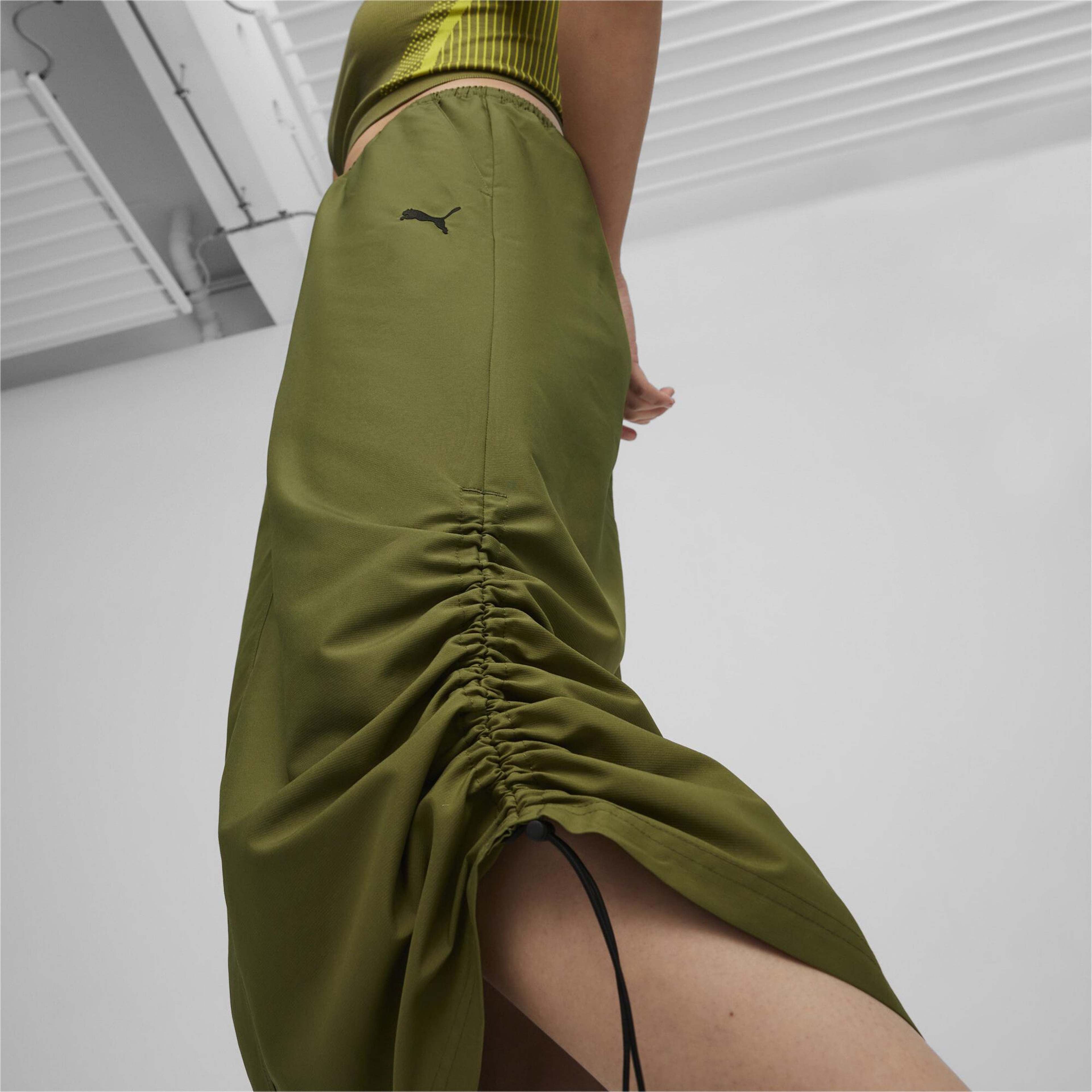 Puma Dare To Midi Woven Skirt Kadın Yeşil Etek