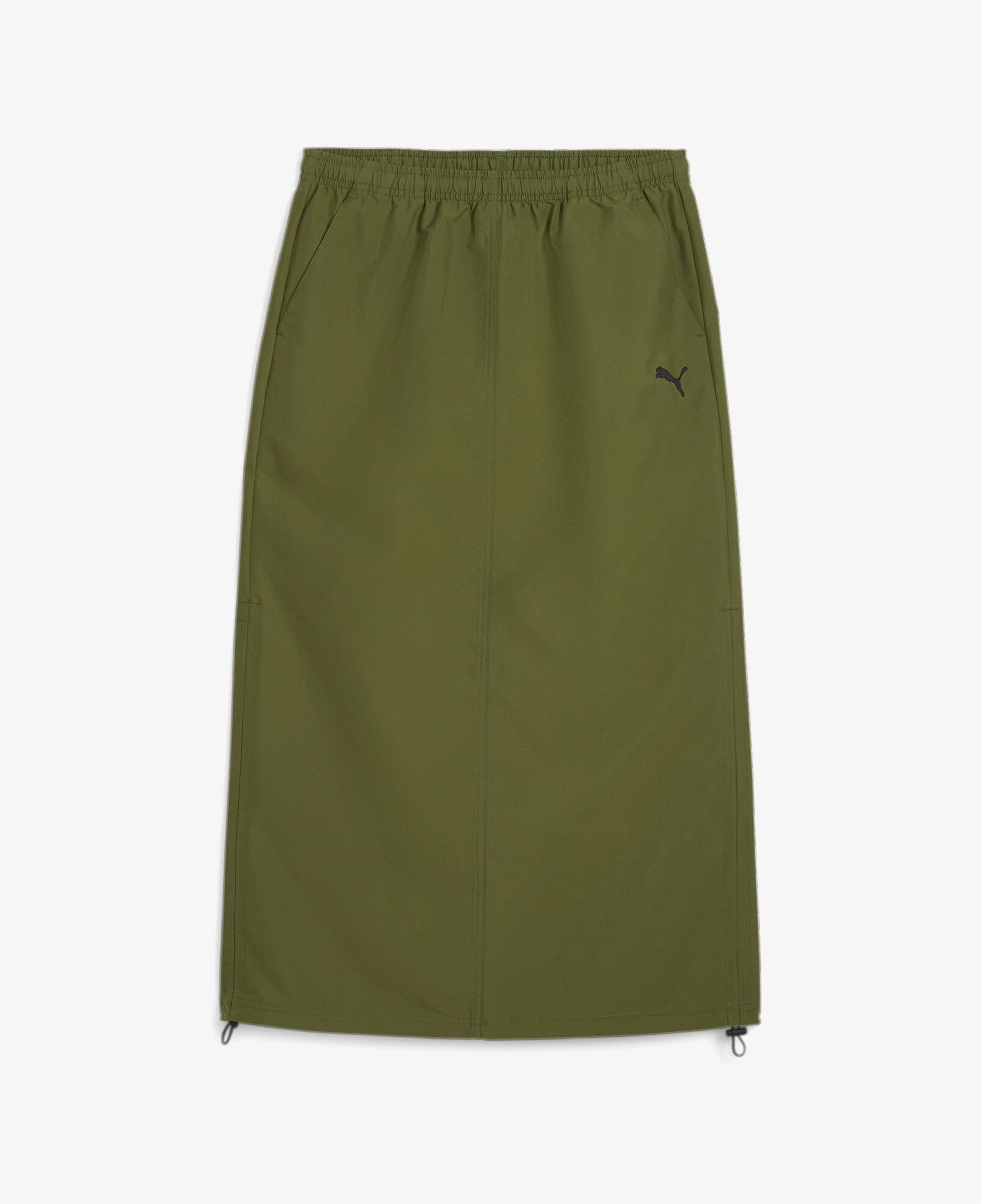 Puma Dare To Midi Woven Skirt Kadın Yeşil Etek
