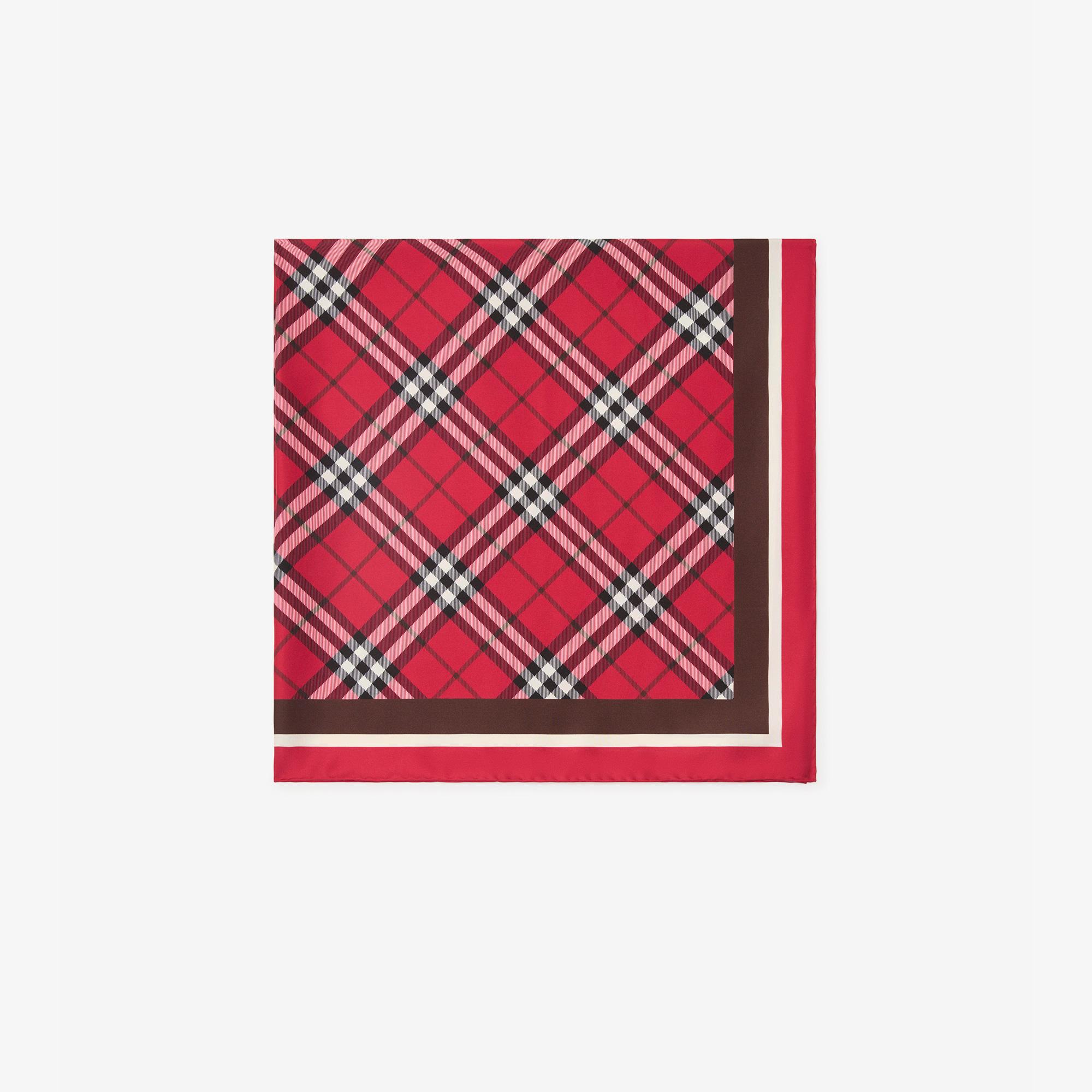 Burberry Kadın Kırmızı Eşarp