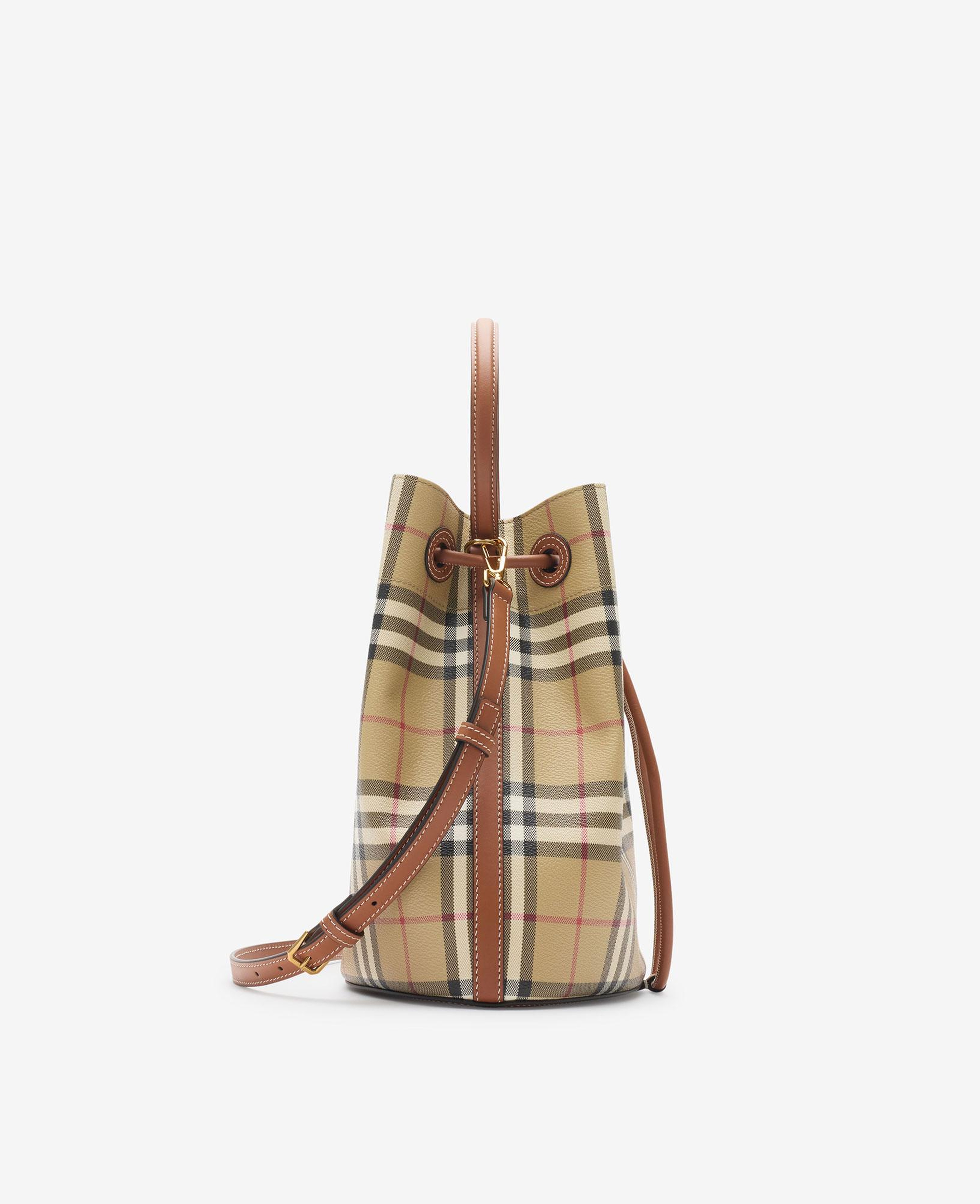 Burberry Drawstring Bucket Small Kadın Kahverengi Omuz Çantası