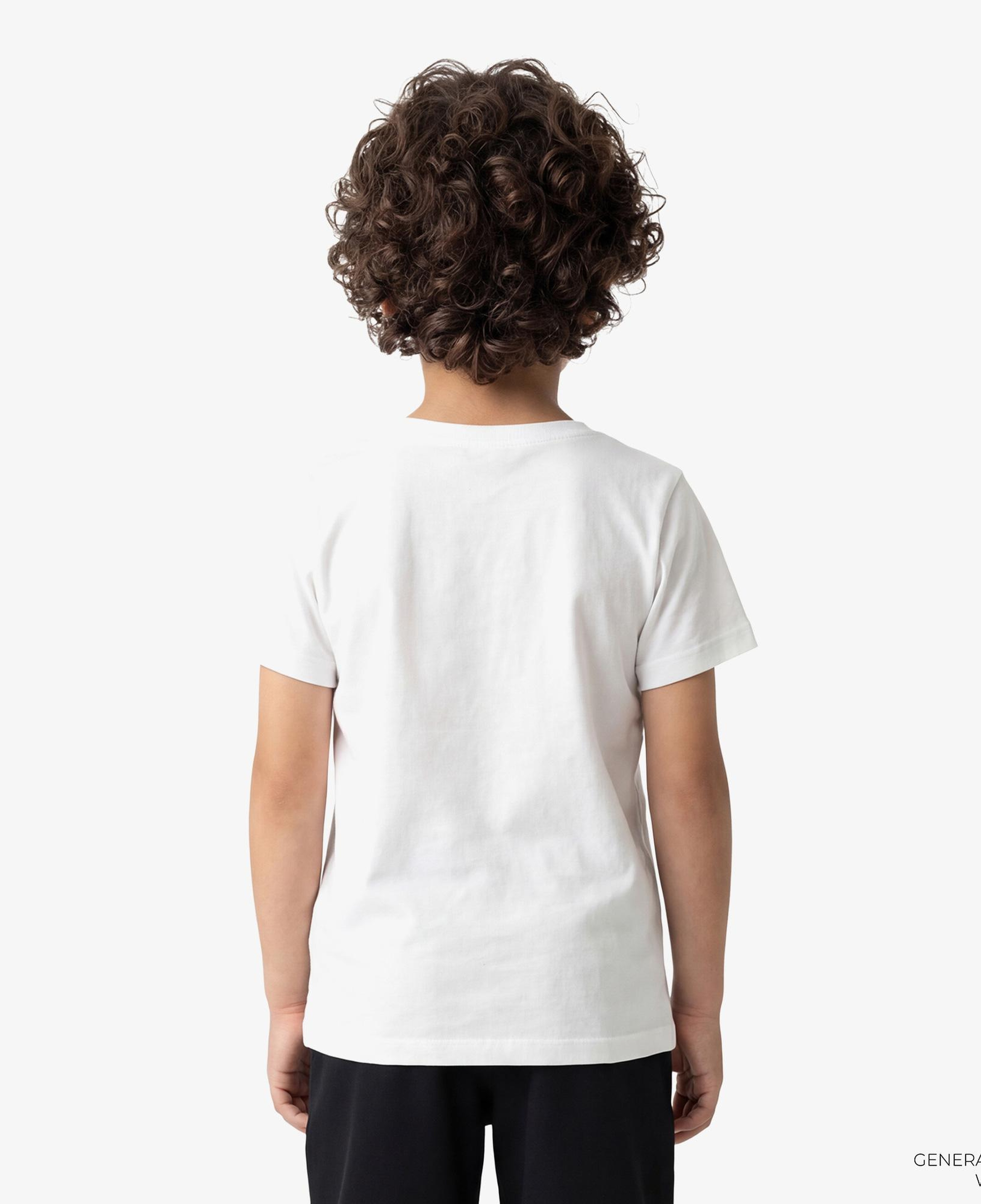 Jordan Jumpman Grid Blur Erkek Çocuk Beyaz T-Shirt