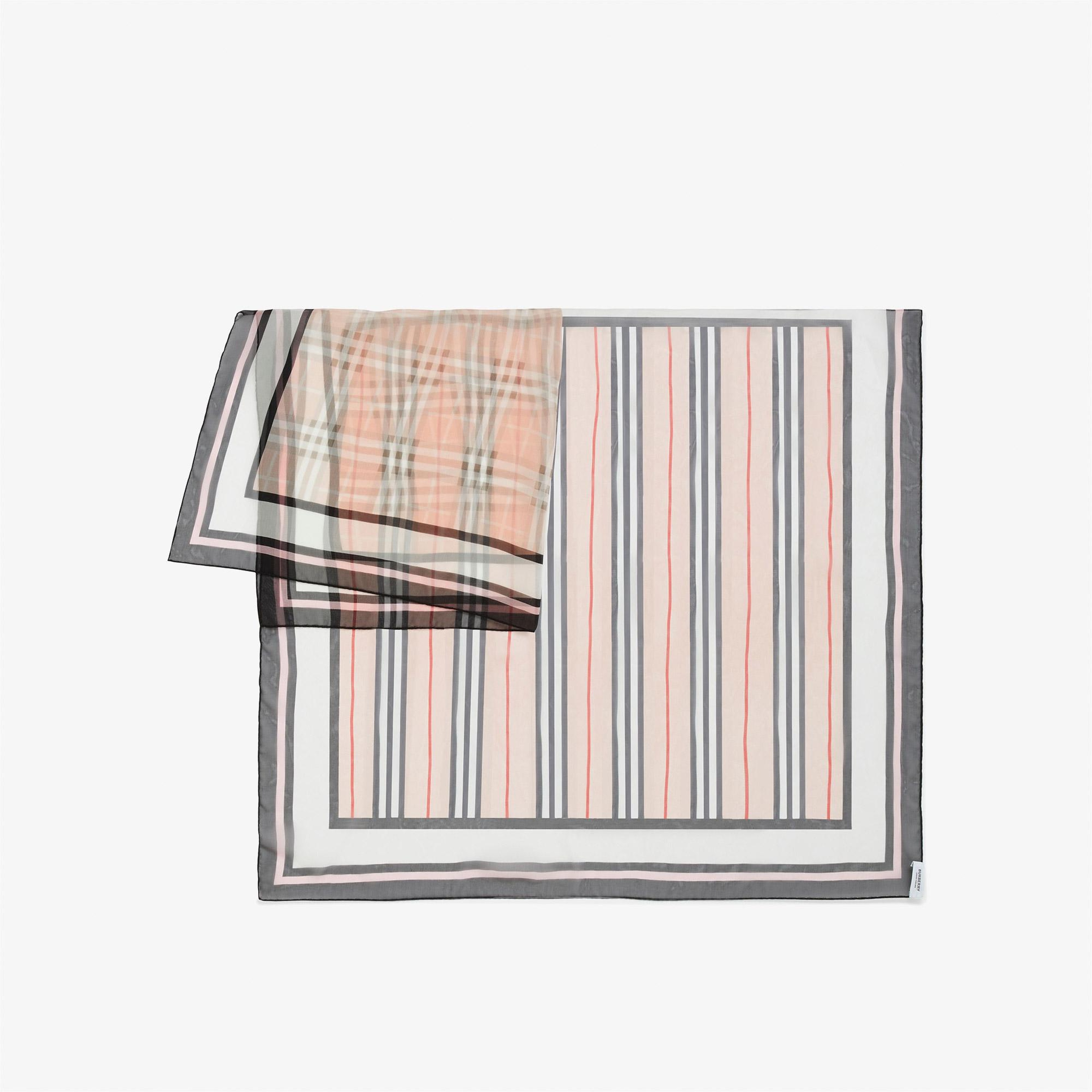 Burberry Montage Silk Kadın Pembe Şal