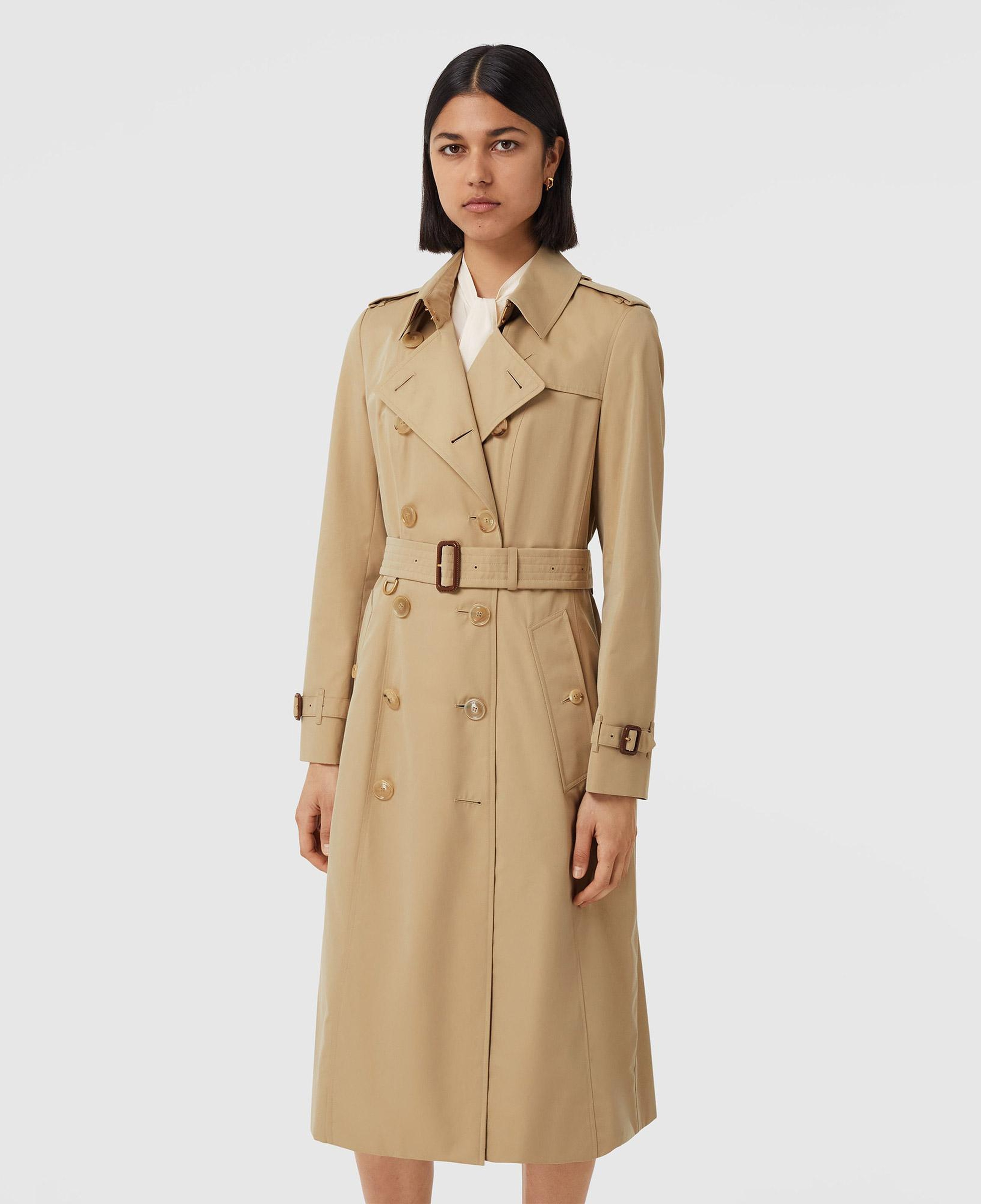 Burberry The Long Chelsea Heritage Kadın Bej Trençkot