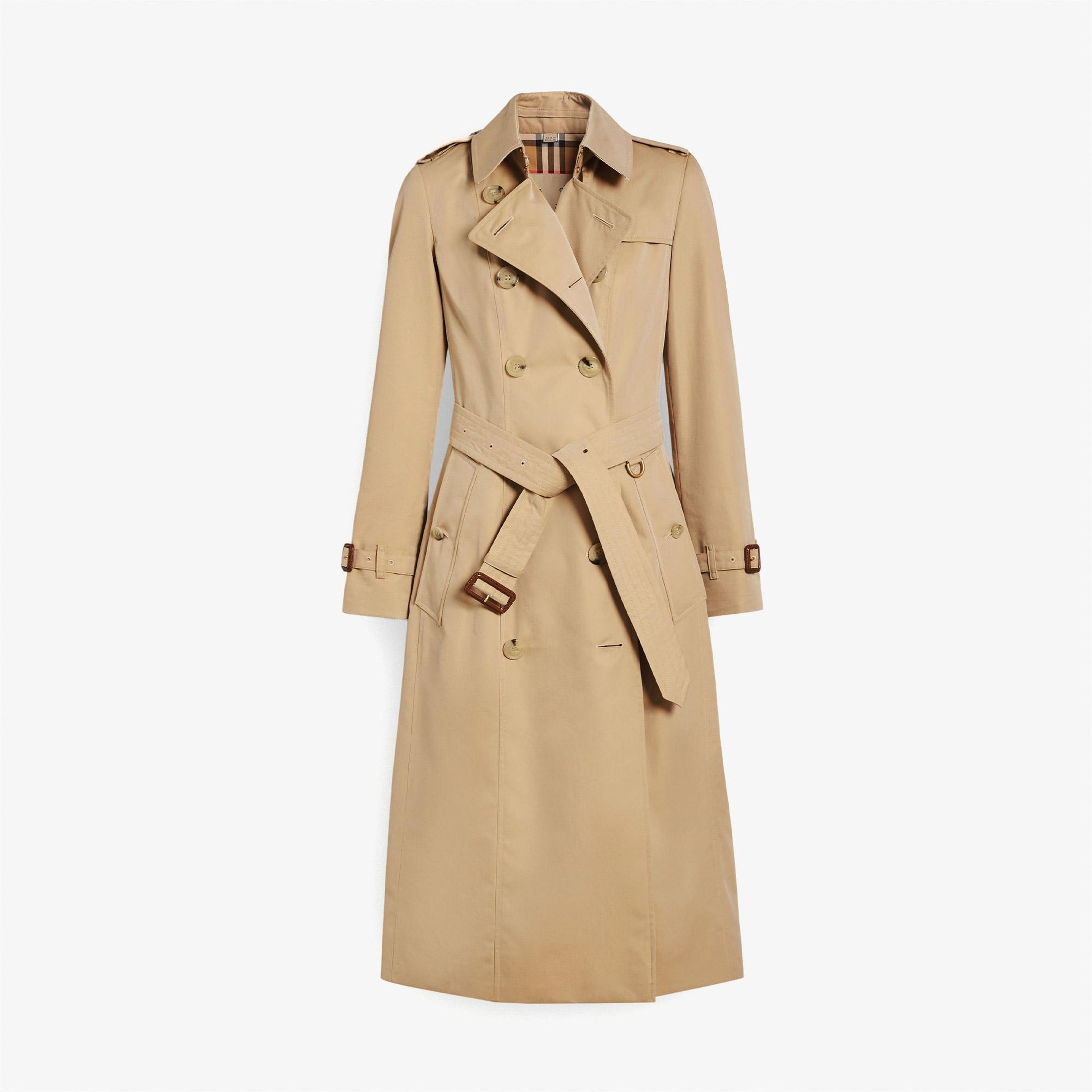 Burberry The Long Chelsea Heritage Kadın Bej Trençkot