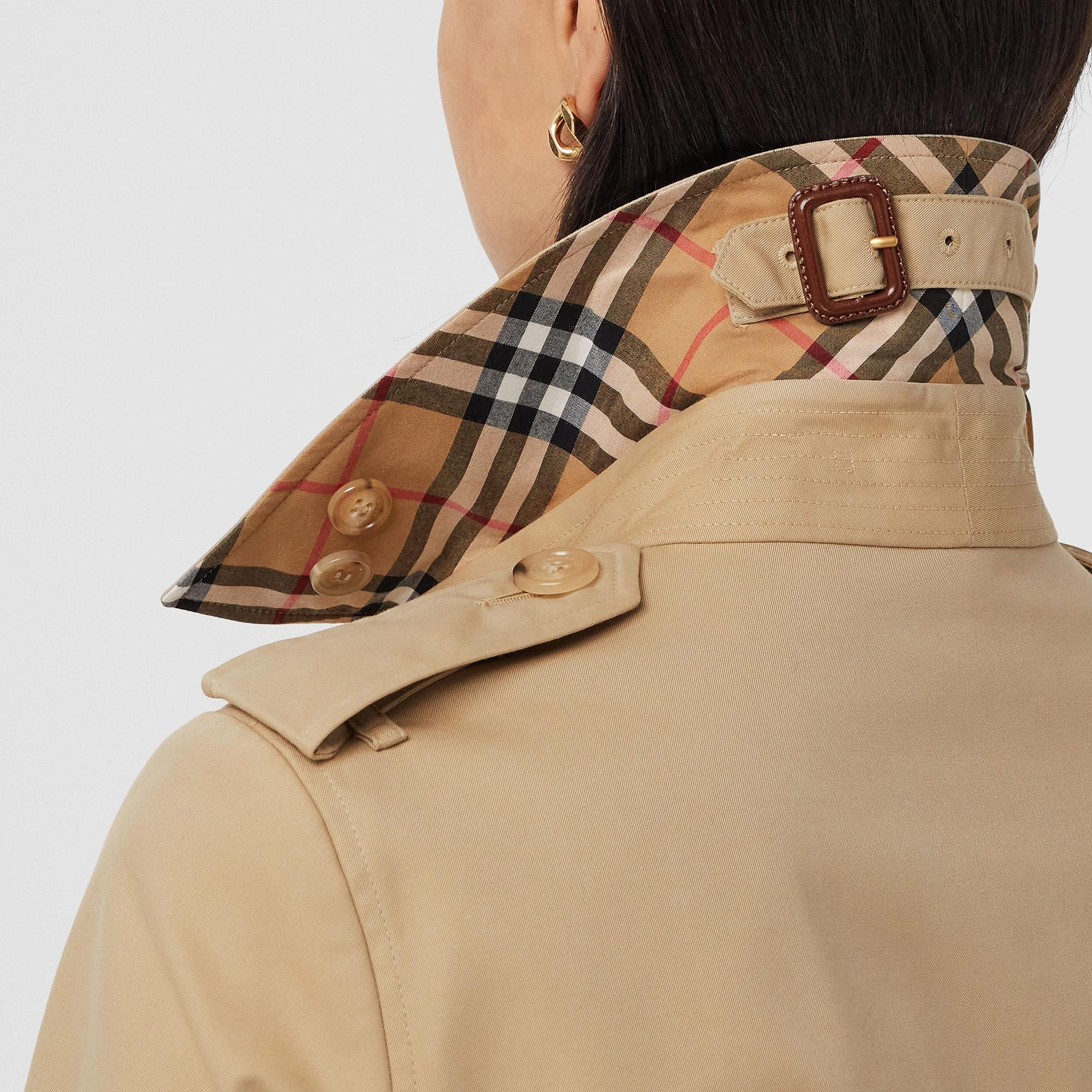 Burberry The Long Chelsea Heritage Kadın Bej Trençkot