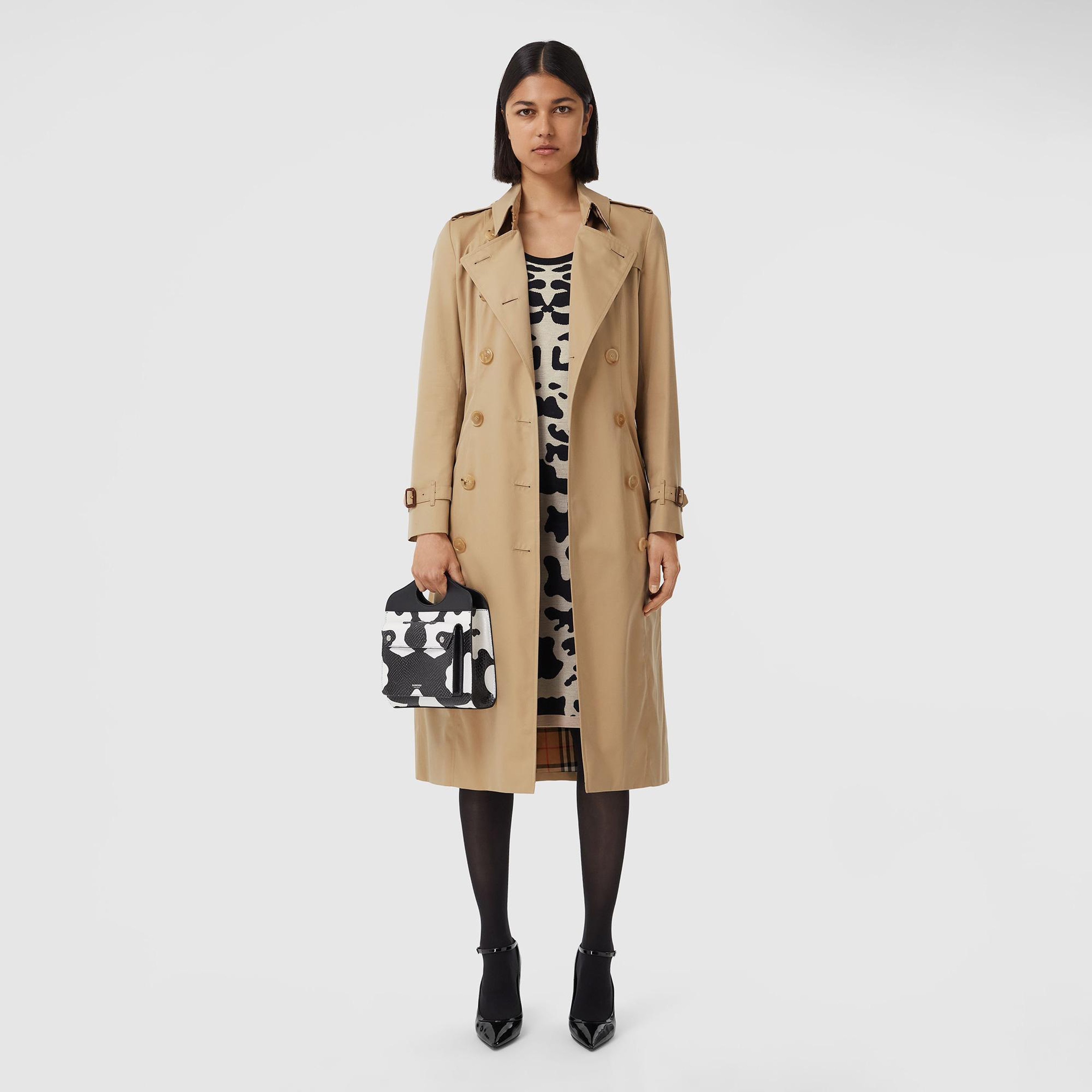 Burberry The Long Chelsea Heritage Kadın Bej Trençkot