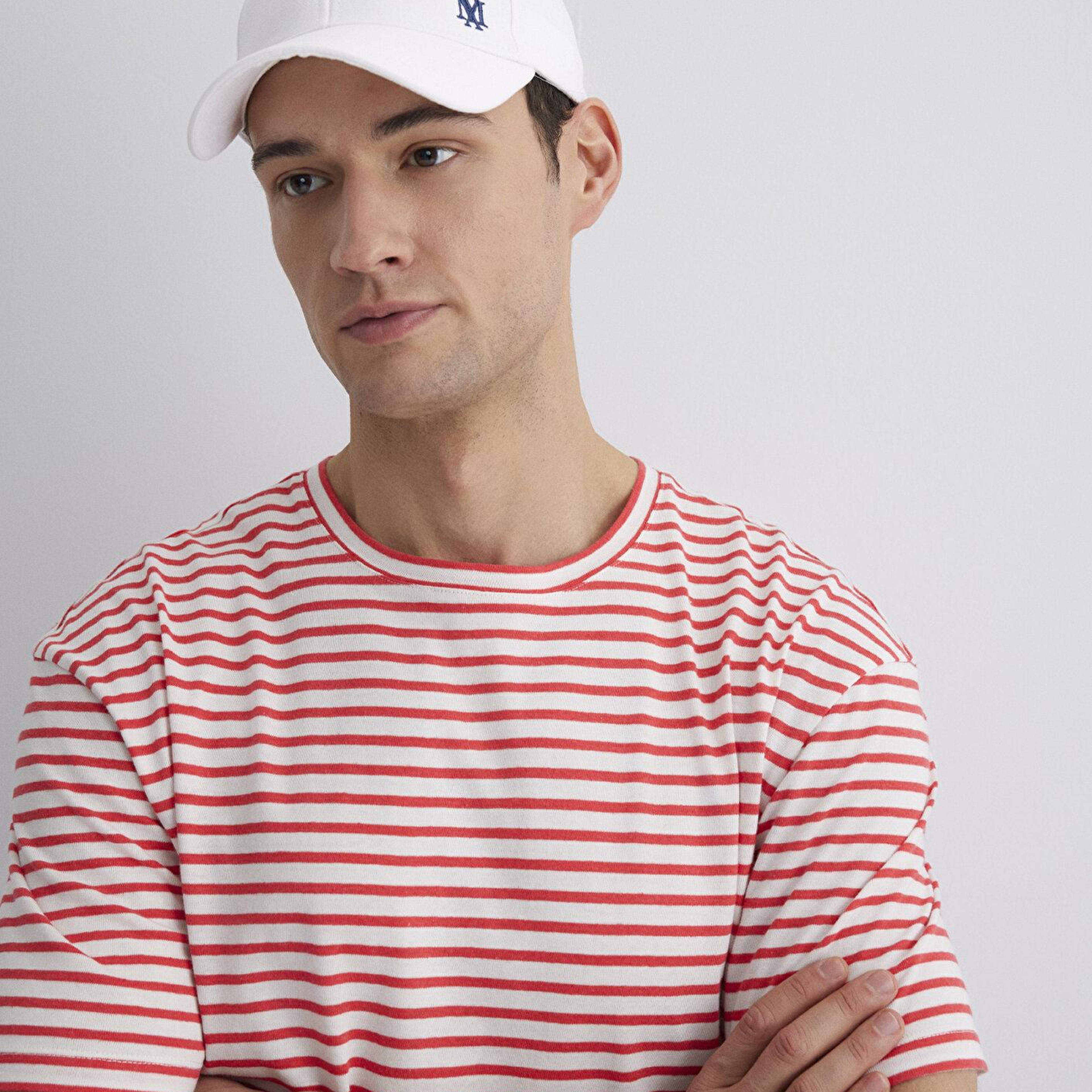 Mavi Mühür Logo Nakışlı Beyaz Şapka 0911882-620