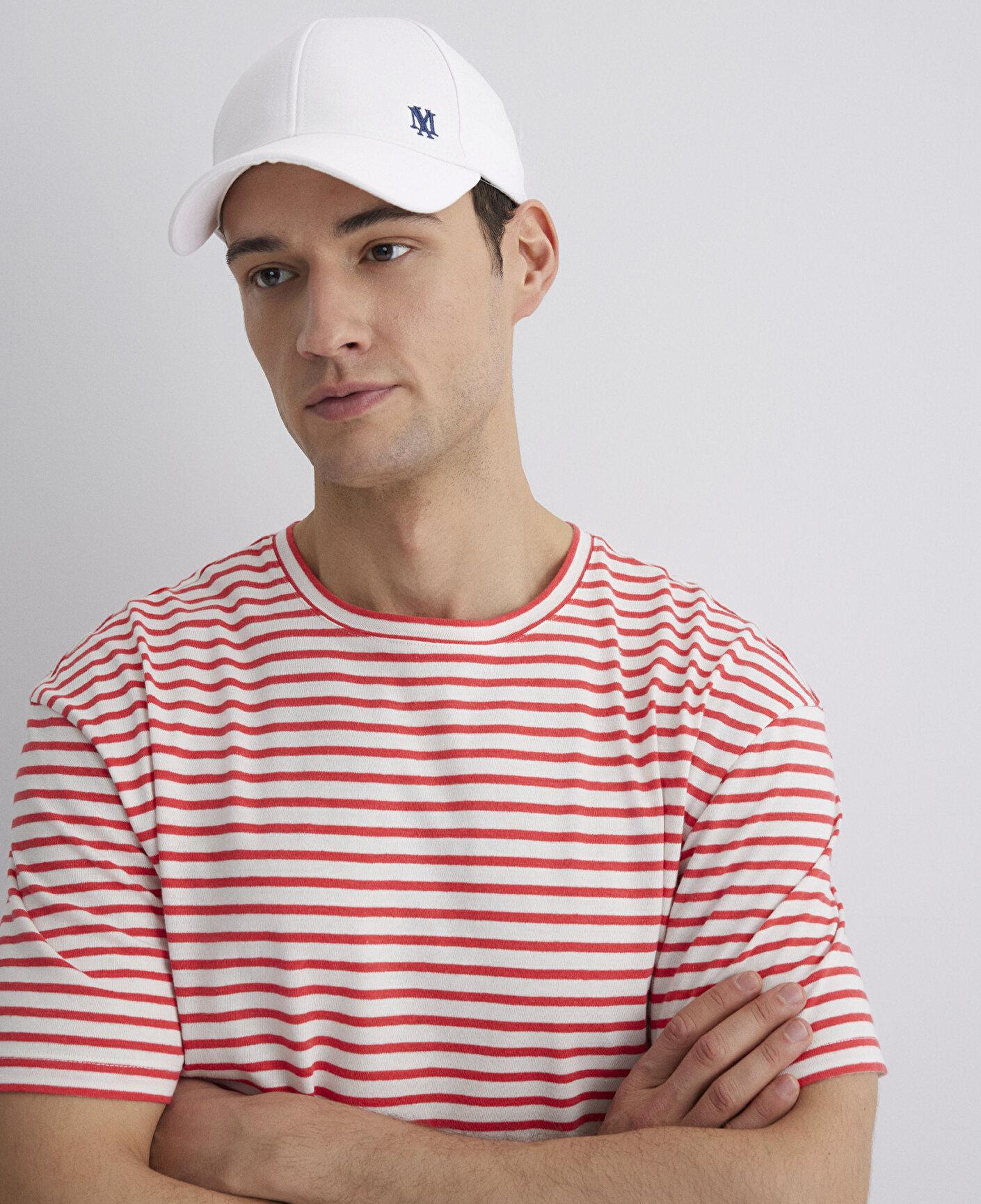 Mavi Mühür Logo Nakışlı Beyaz Şapka 0911882-620